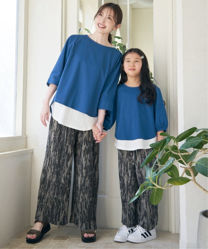 イッカ ikka 【雑誌InRed5月号掲載】サラットプリーツワイドパンツ （チャコール） チャコール