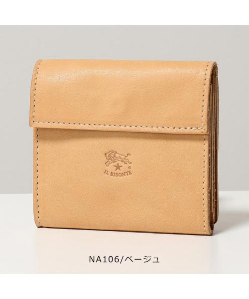 イルビゾンテ IL BISONTE イルビゾンテ C0455 P ミニ財布 小銭入れあり 5色 （NA106/ベージュ） NA106/ベージュ