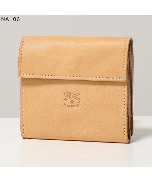 イルビゾンテ IL BISONTE イルビゾンテ C0455 P ミニ財布 小銭入れあり 5色 （NA106/ベージュ） NA106/ベージュ