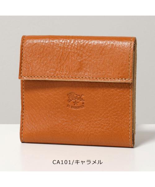 イルビゾンテ IL BISONTE イルビゾンテ C0455 P ミニ財布 小銭入れあり 5色 （NA106/ベージュ） NA106/ベージュ