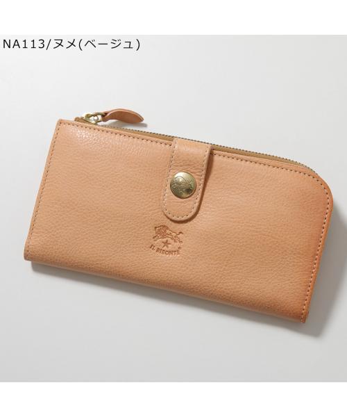 イルビゾンテ IL BISONTE IL BISONTE 二つ折り長財布 SCW011 レザー ロゴ （BK128/ブラック） BK128/ブラック