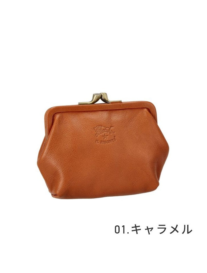 イル ビゾンテ IL BISONTE SCP005 PV0004 PV0005 小銭入れ C0401 メンズ レディース 財布 コインケース がま口財布 （キャラメル） キャラメル