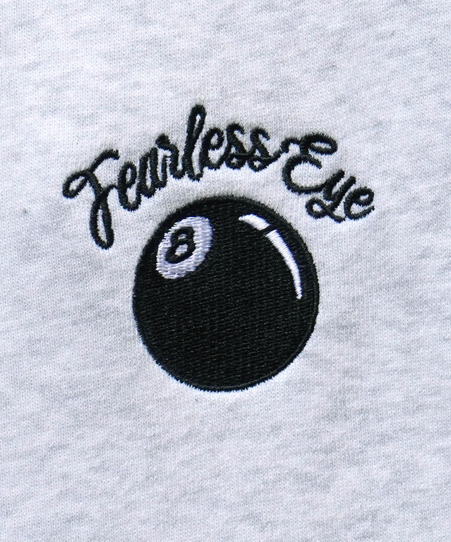 イルズ ILL'S 8ボール / ダイス ワンポイント刺繍ロゴ ビッグシルエット プルオーバースウェット （シュガーグレー） シュガーグレー