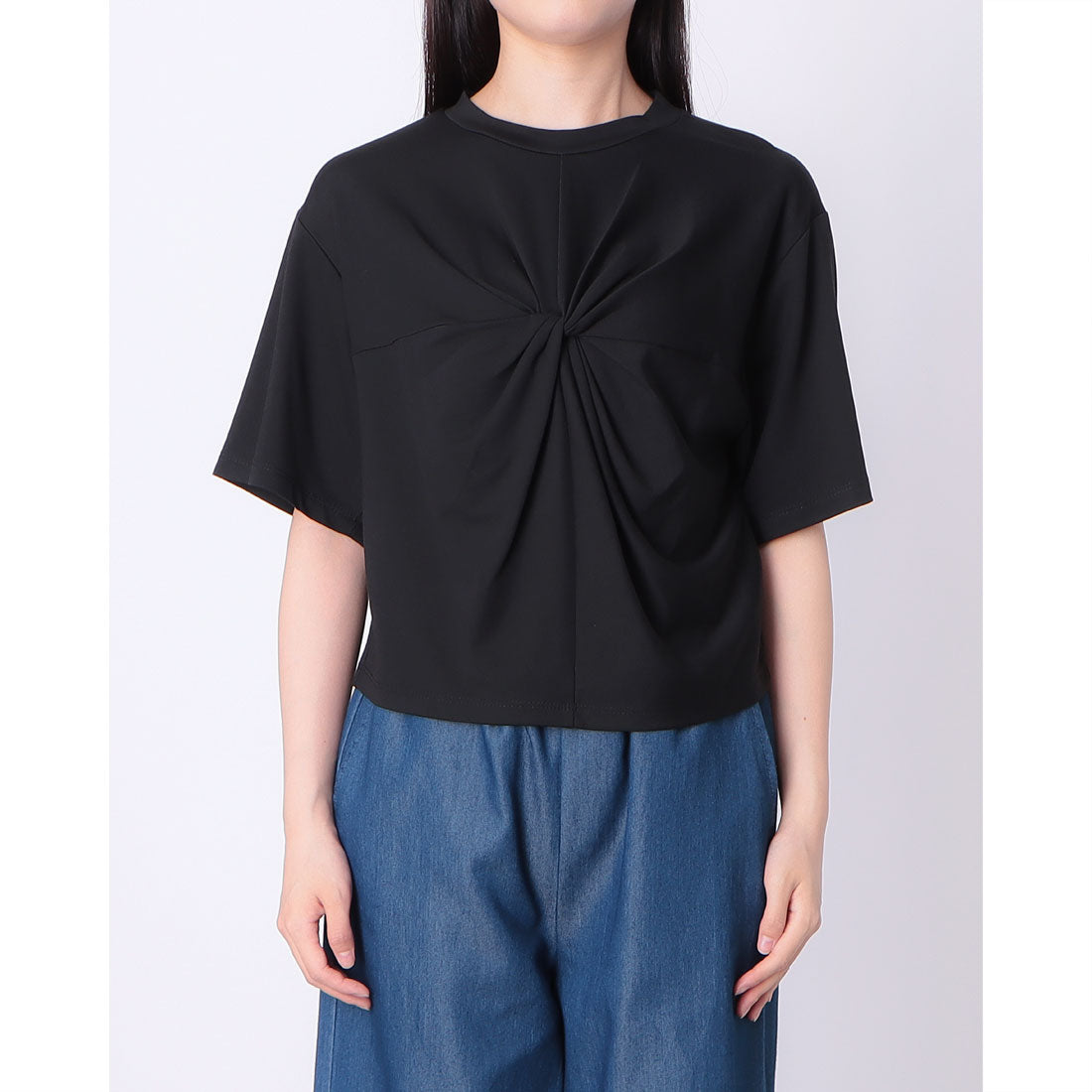 インペリアル IMPERIAL 絞りデザインTシャツ （BLACK） BLACK