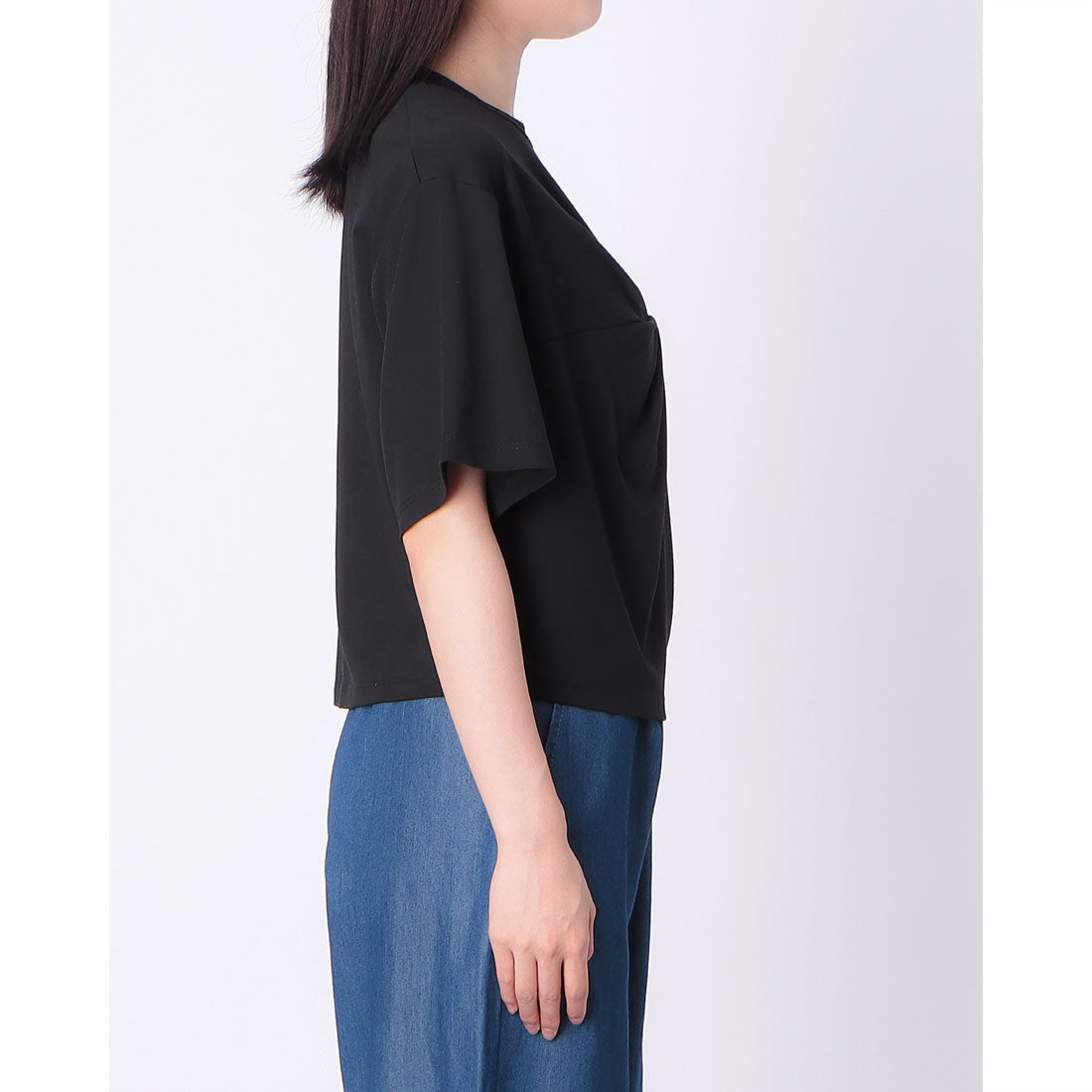 インペリアル IMPERIAL 絞りデザインTシャツ （BLACK） BLACK
