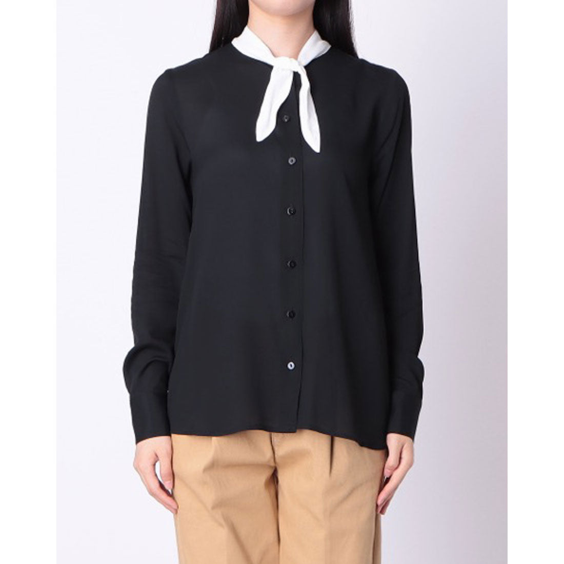 インペリアル IMPERIAL ボウタイ付バイカラーBL （BLACK） BLACK