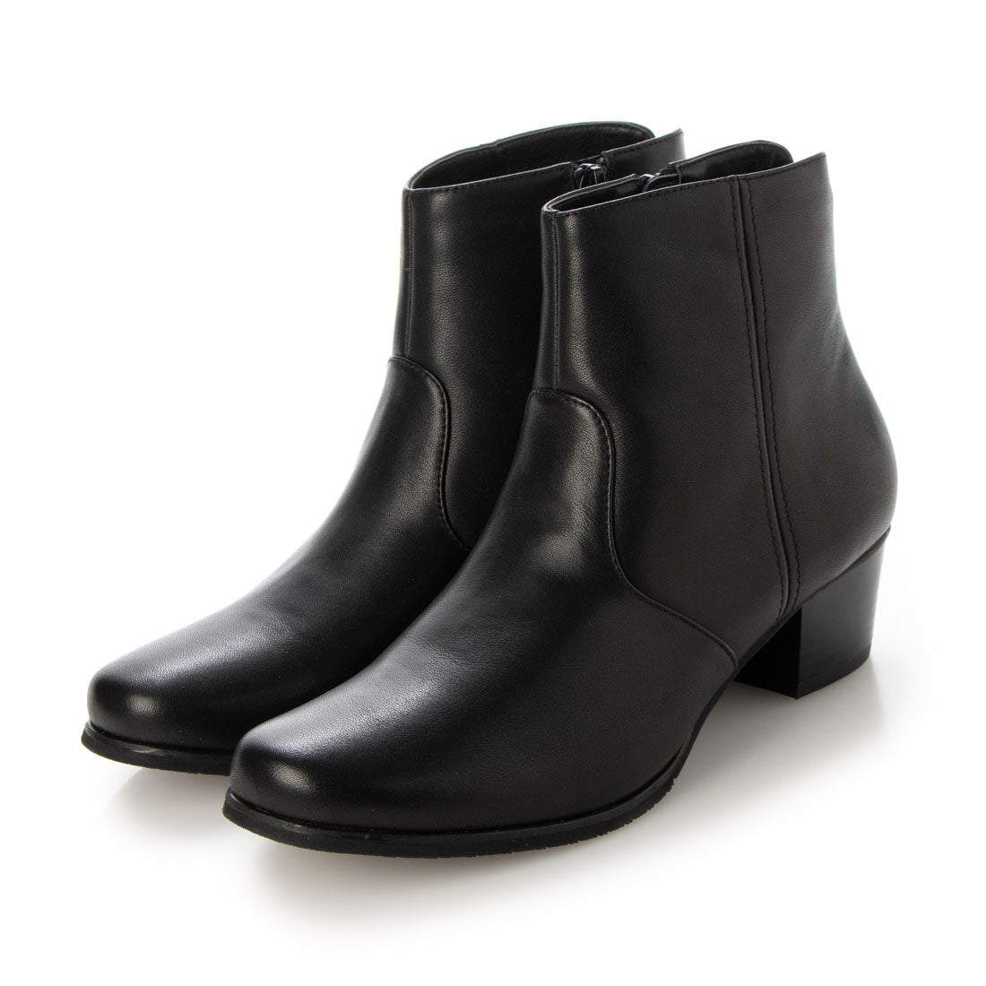 [WEB exclusive] Side stitch short boots