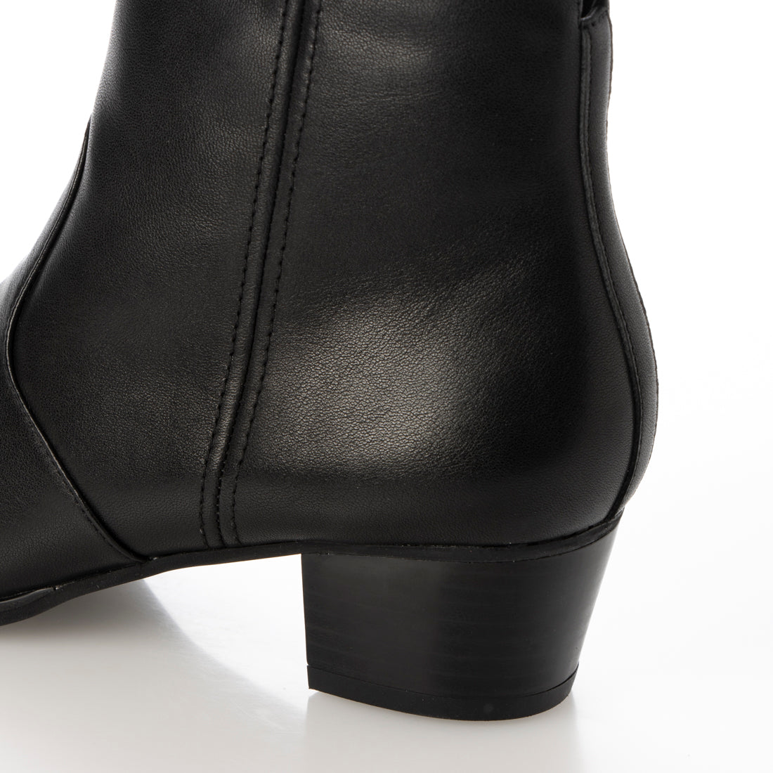 [WEB exclusive] Side stitch short boots