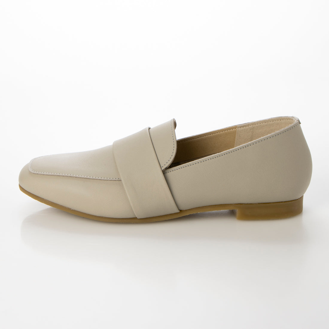 ing [WEB exclusive] Leather belt loafers