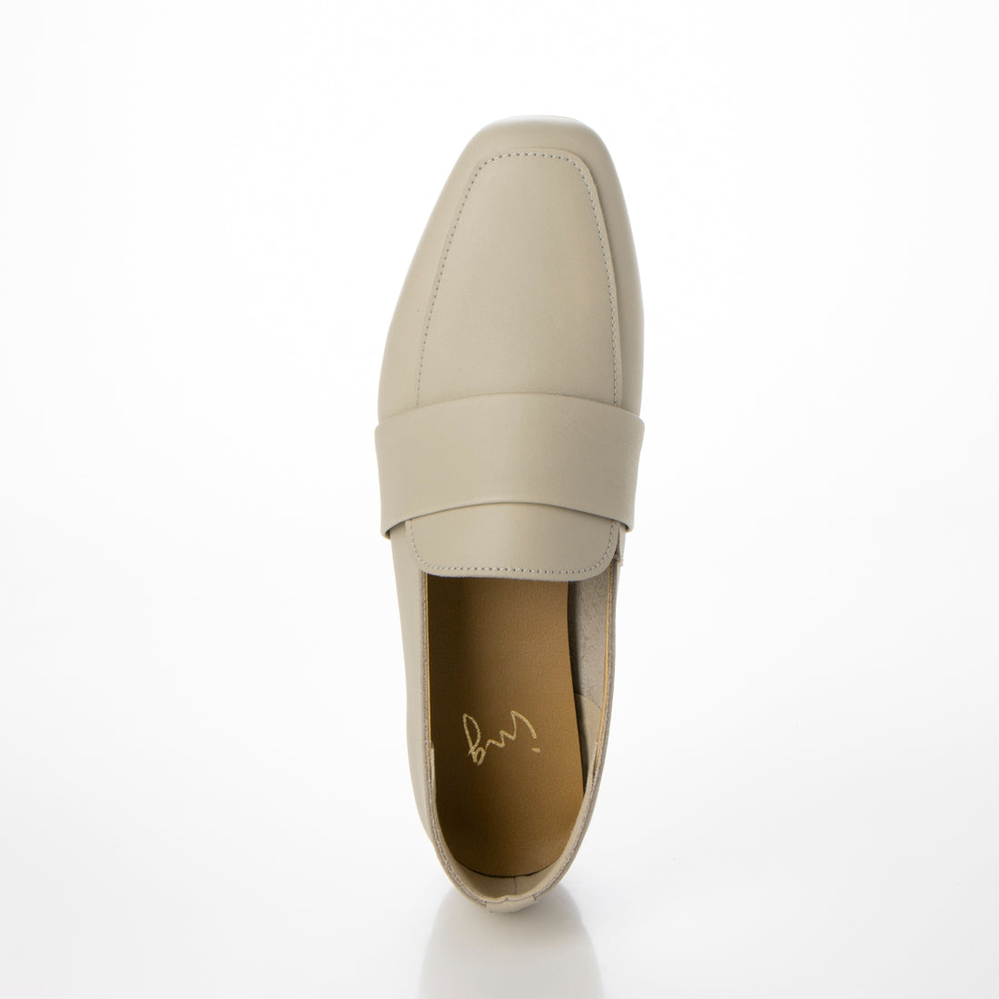 ing [WEB exclusive] Leather belt loafers