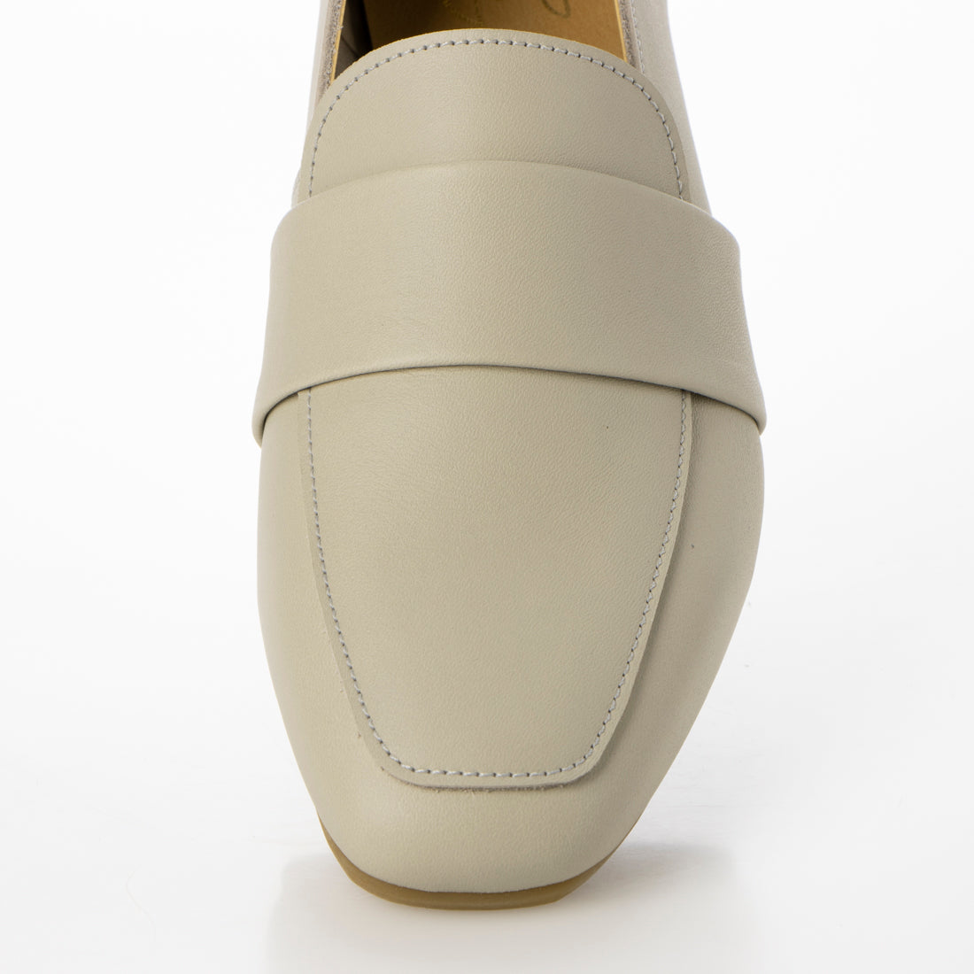 ing [WEB exclusive] Leather belt loafers