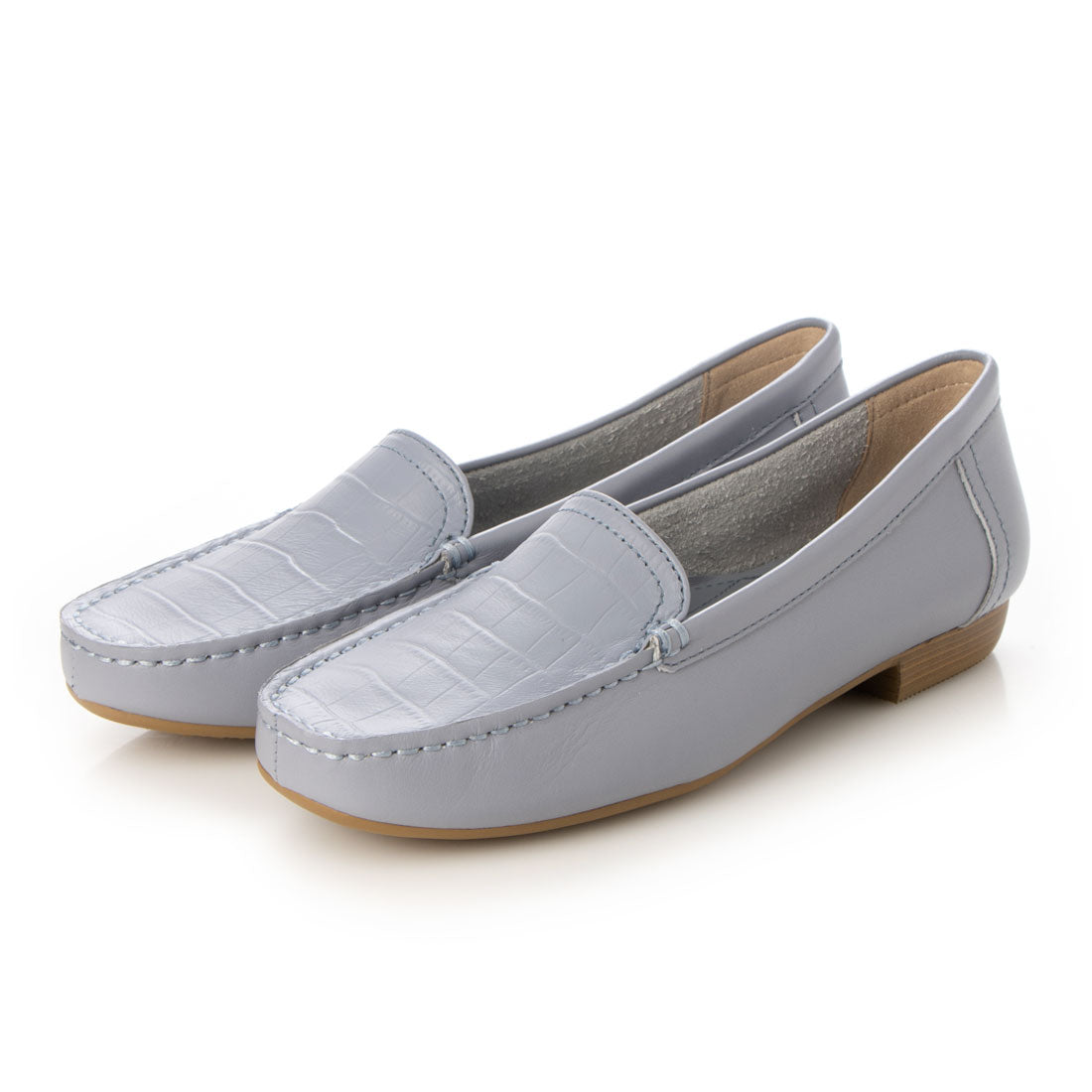 イング ing 【3E】モカシューズ,ブルーカタオシ