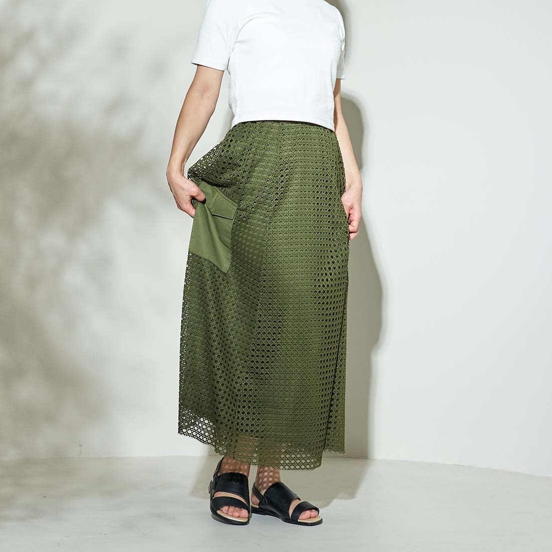【WEB限定】【３E】ダブルベルトサンダル