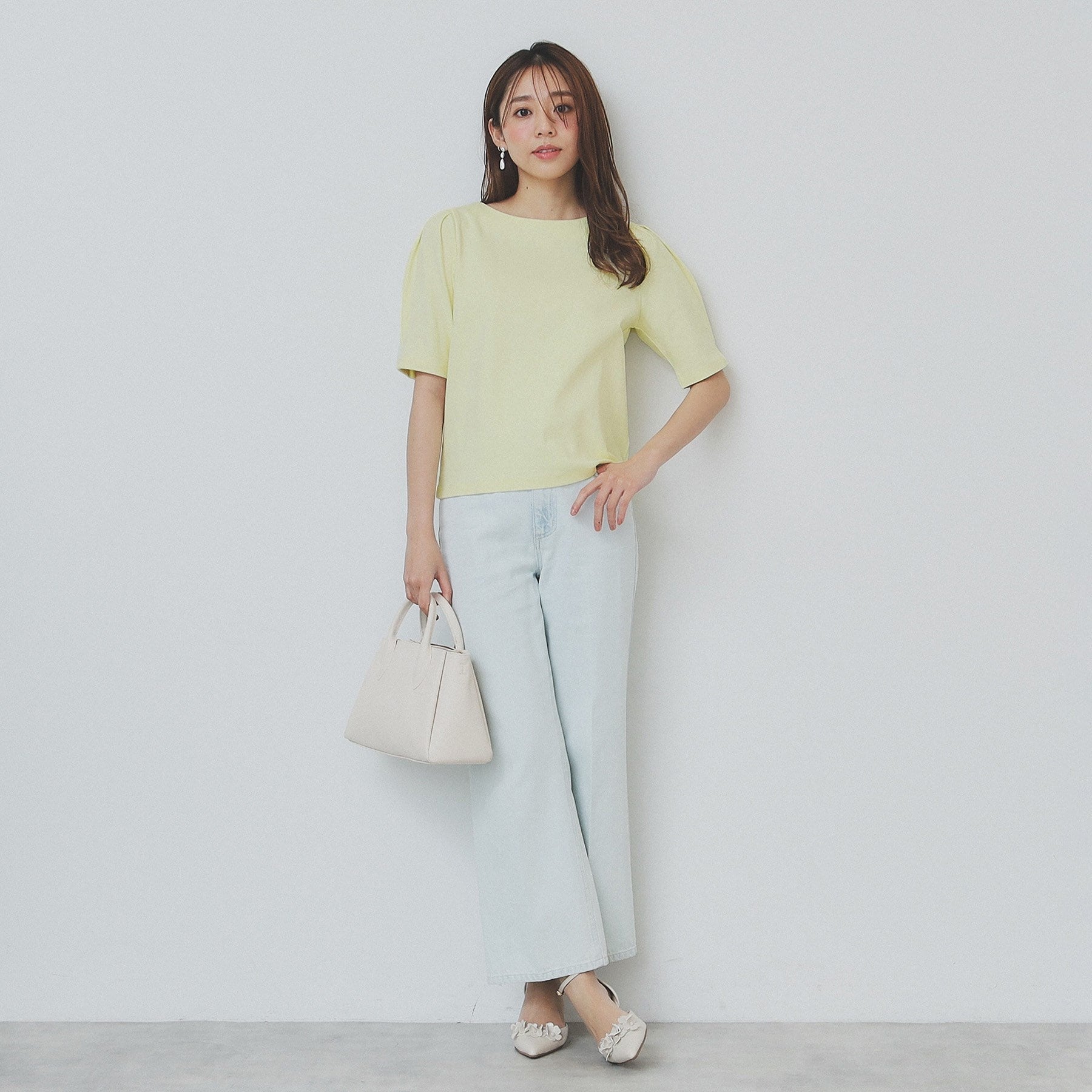 インデックス index コットンスムースタックスリーブトップス【洗濯機可・UVケア・接触冷感】 （ブラウン(844)） ブラウン(844)