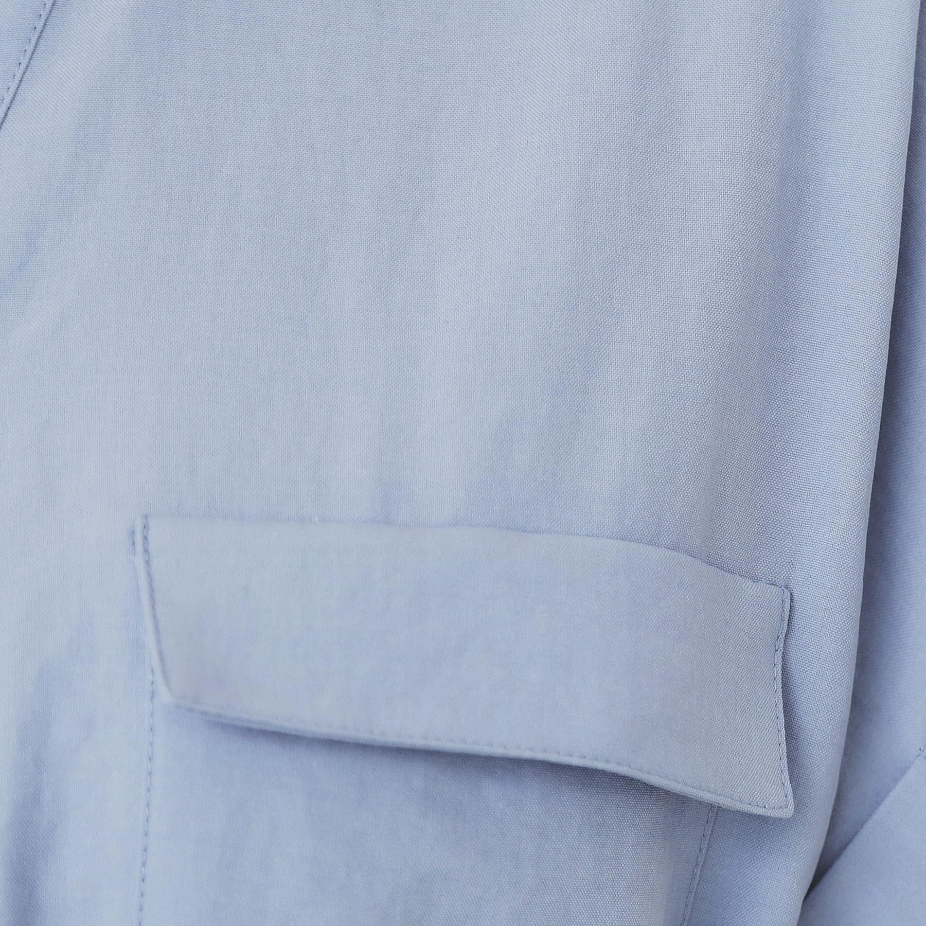 インデックス index 《6color/XS-LLsize》ダブルポケットスキッパーシャツワンピース【洗濯機洗い可/抗ピル/吸水速乾/防シワ】 （グレージュ(850)） グレージュ(850)