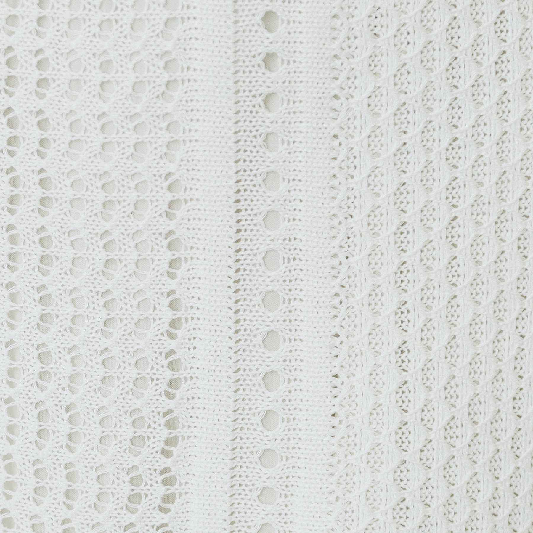 インデックス index 透かし編みフレアニットスカート【洗濯機可】 （オフホワイト(303)） オフホワイト(303)