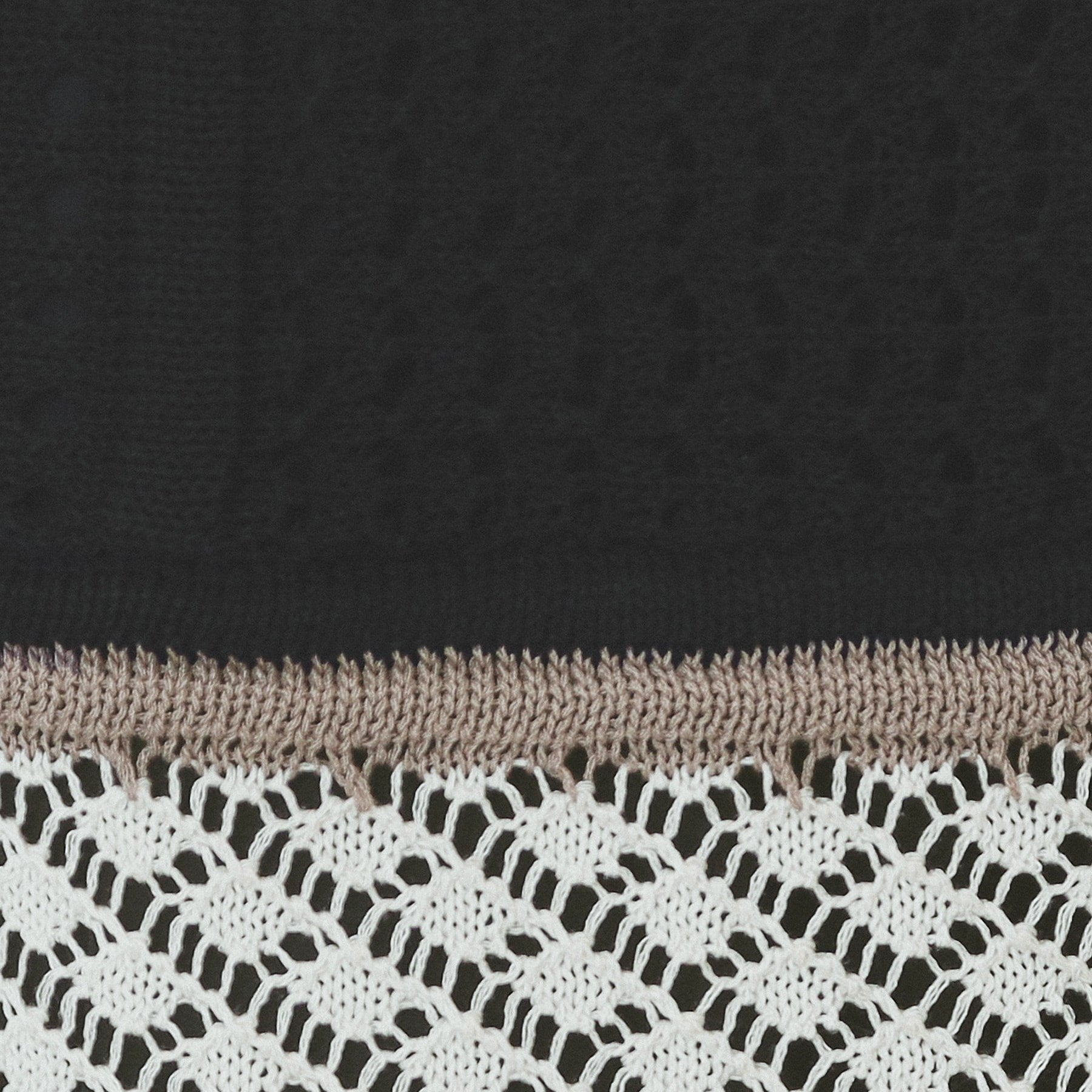 インデックス index 透かし編みフレアニットスカート【洗濯機可】 （オフホワイト(303)） オフホワイト(303)