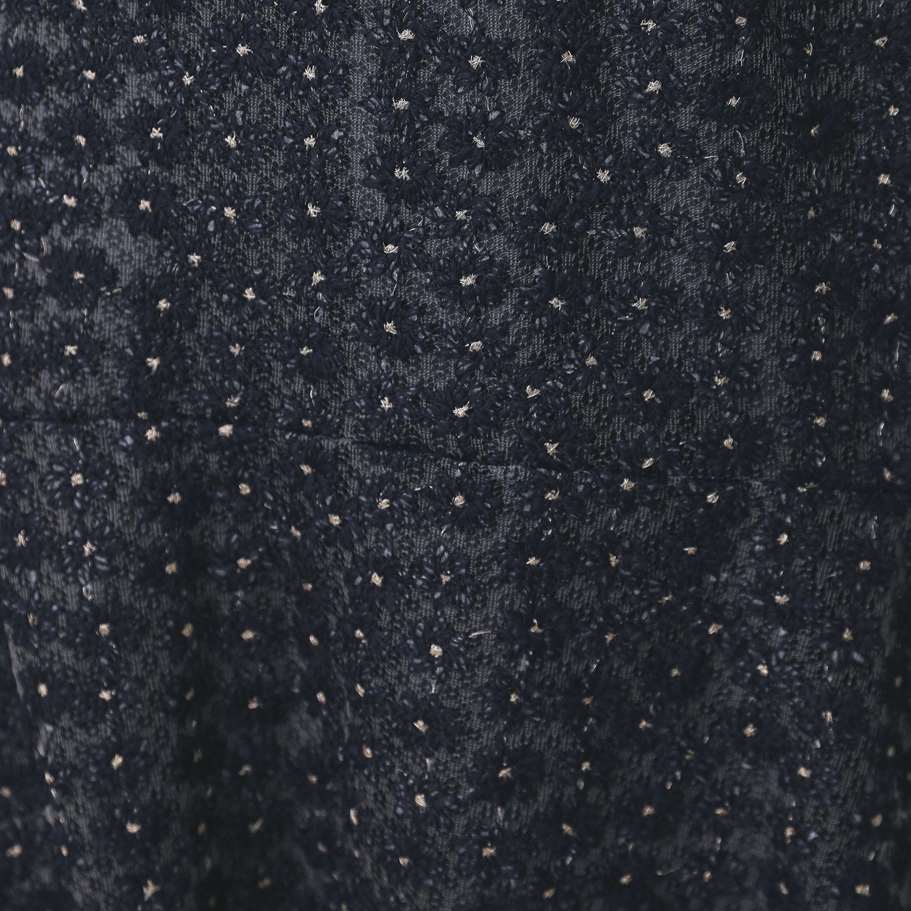 インデックス index チュール小花刺繍切り替えマーメイドスカート【洗濯機可・抗ピル】 （チャコールグレー(013)） チャコールグレー(013)