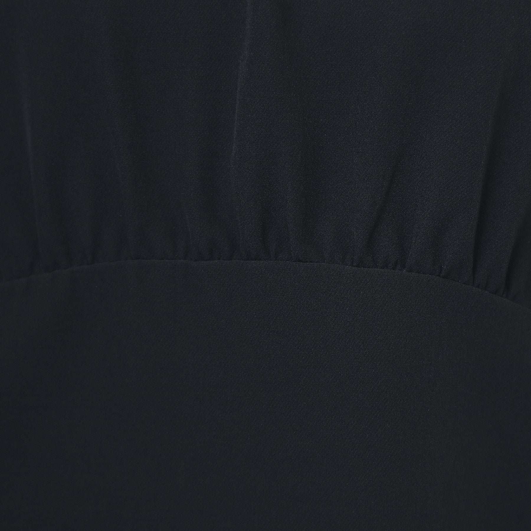 インデックス index ダブルクロスリボンスリーブサックワンピース【洗濯機可】 （ブラック(019)） ブラック(019)