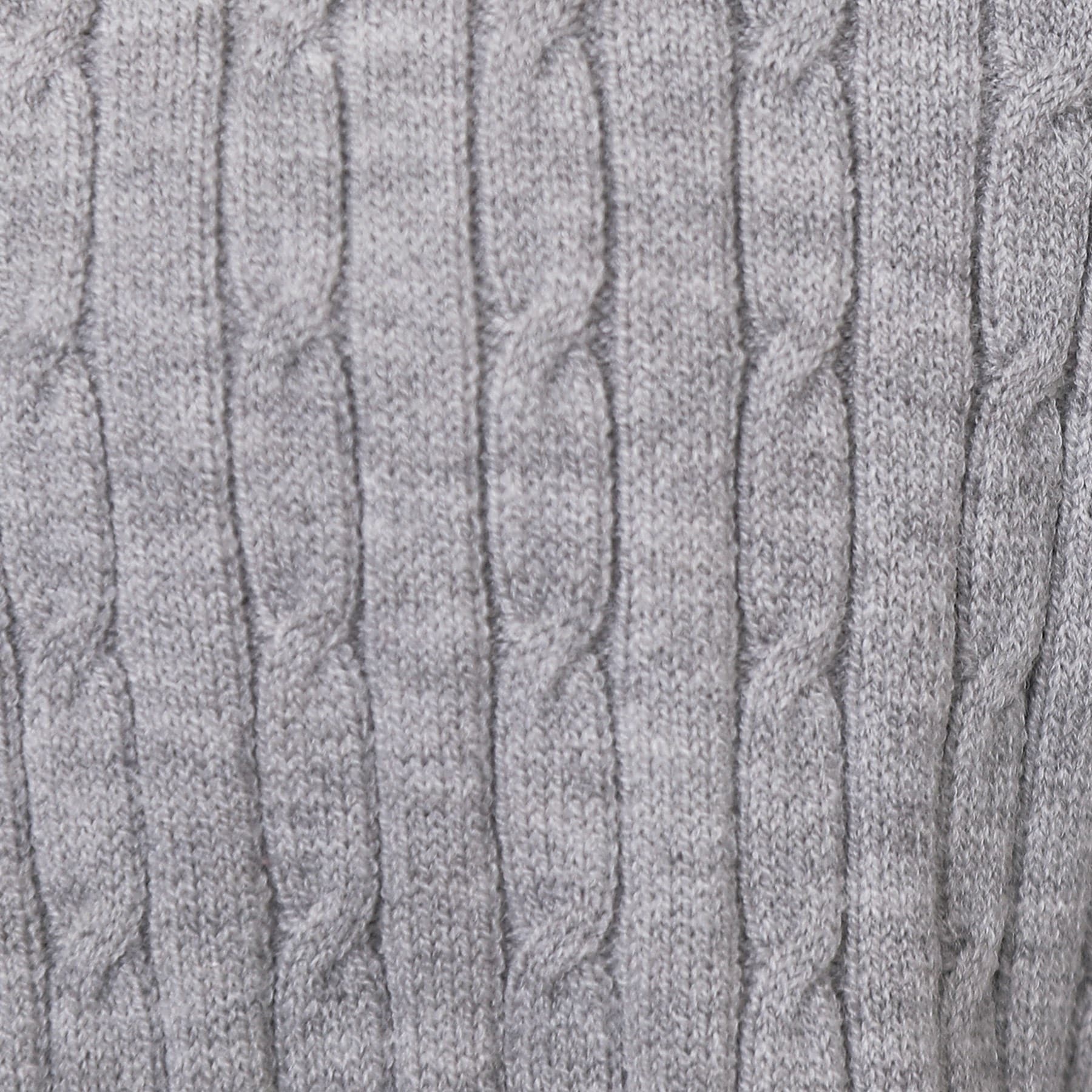 インデックス index ケーブルクルーネックカーディガン【洗濯機可】 （オフホワイト(003)） オフホワイト(003)