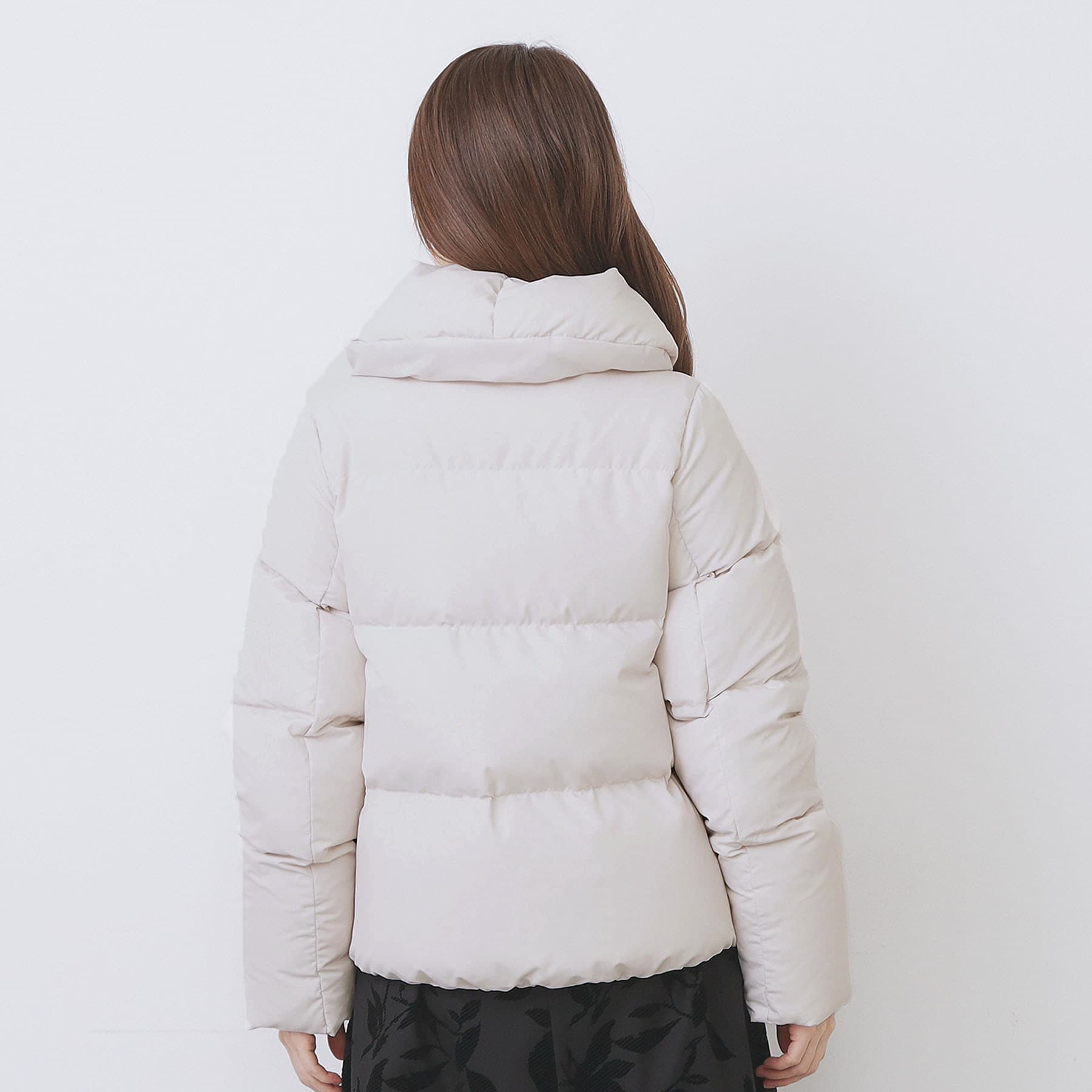 インデックス index KAWADAダウンショートコート【撥水/洗える/静電気防止裏地】《XS～LL》 （ブラウン(044)） ブラウン(044)