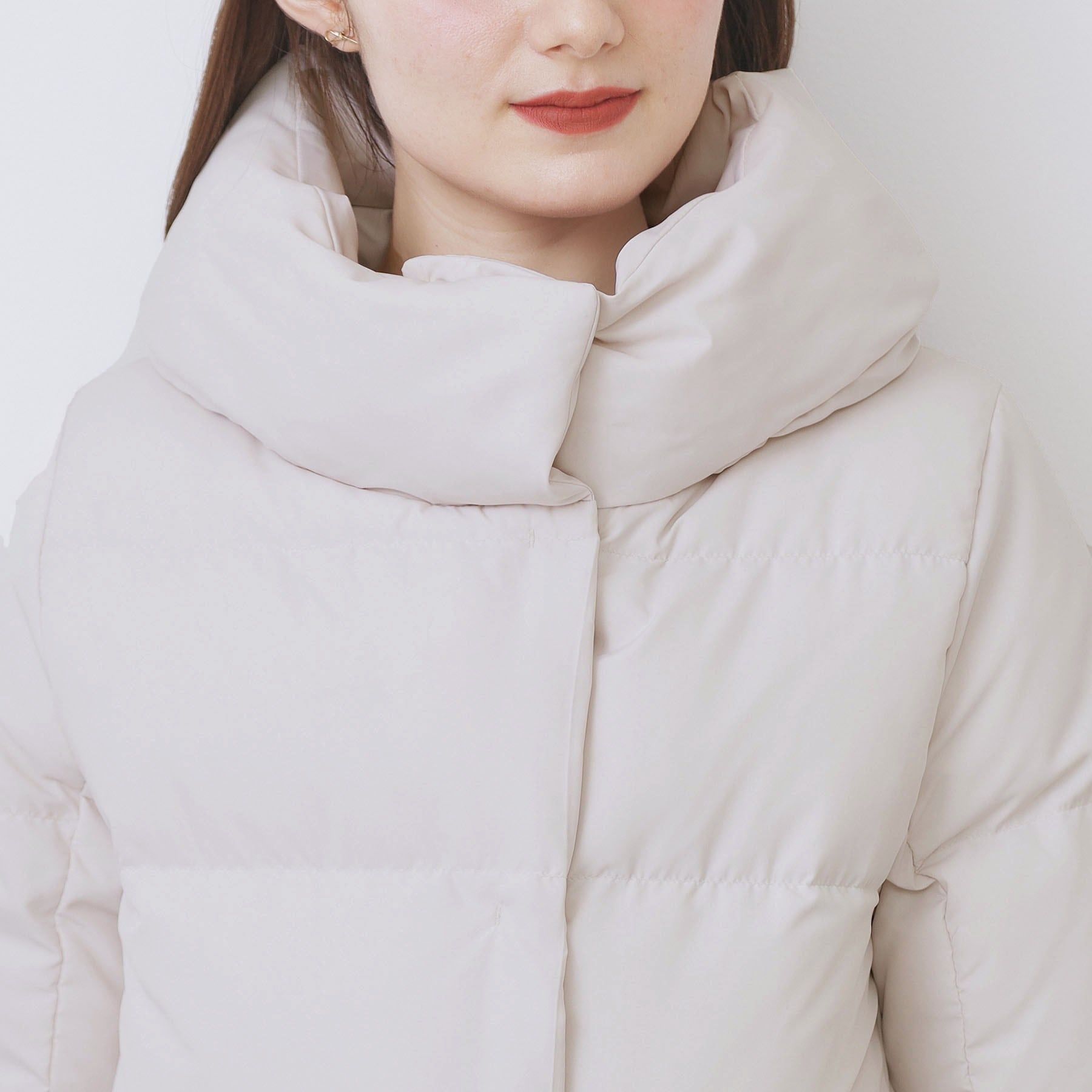 インデックス index KAWADAダウンショートコート【撥水/洗える/静電気防止裏地】《XS～LL》 （ブラウン(044)） ブラウン(044)