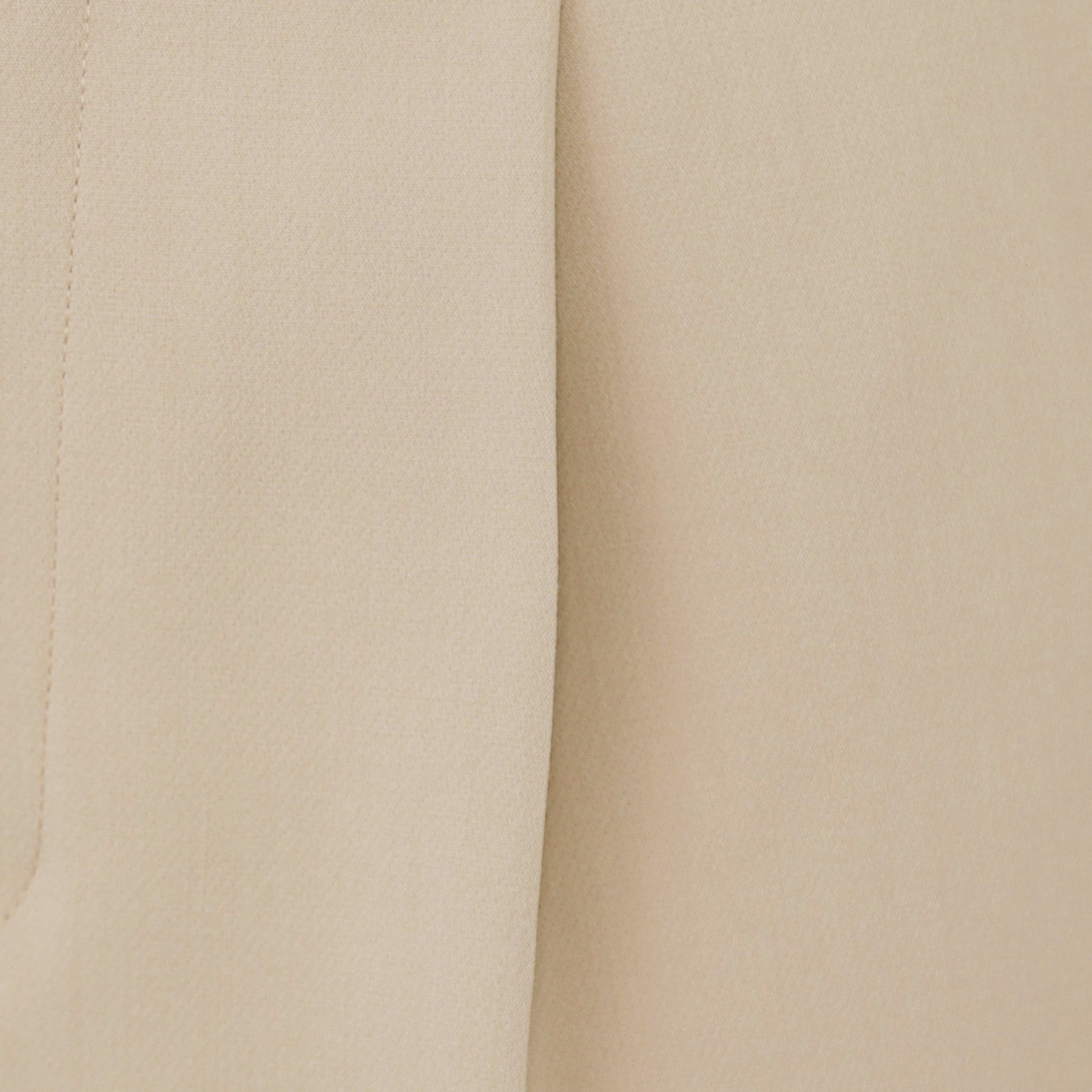 インデックス index セットアップ対応 選べる丈 ストレッチダブルクロステーパードパンツ【洗濯機可・防シワ・ストレッチ】 （ライトベージュ(051)） ライトベージュ(051)