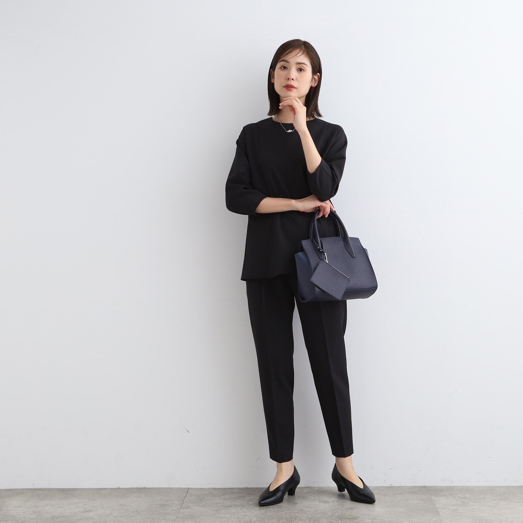 インディヴィ INDIVI ◆【合皮／マルチWAY／サブバッグ付】ミニショルダーバッグ （ライトグレー(611)） ライトグレー(611)