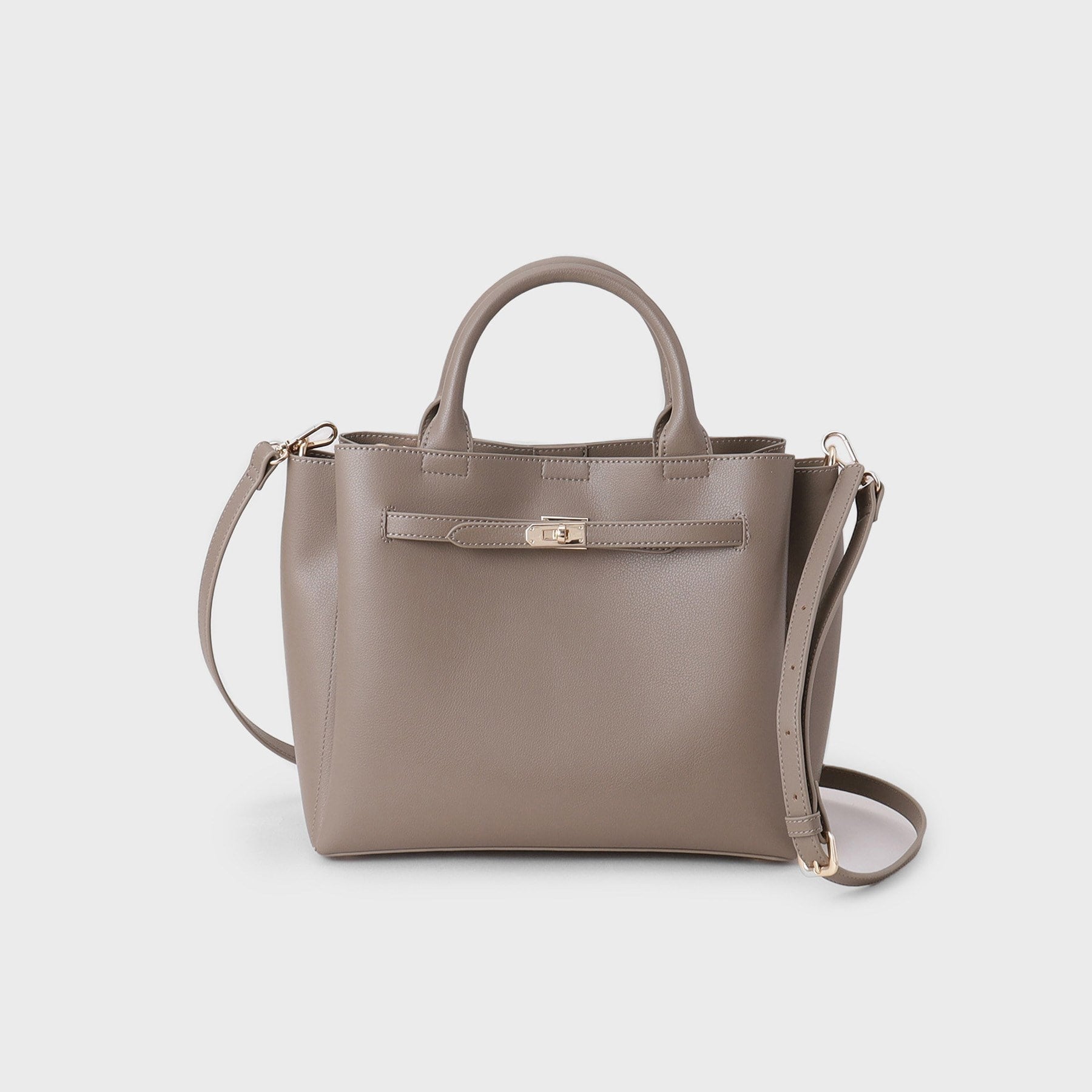 インディヴィ INDIVI ソフトタックミドルバッグ （ピンクベージュ(053)） ピンクベージュ(053)