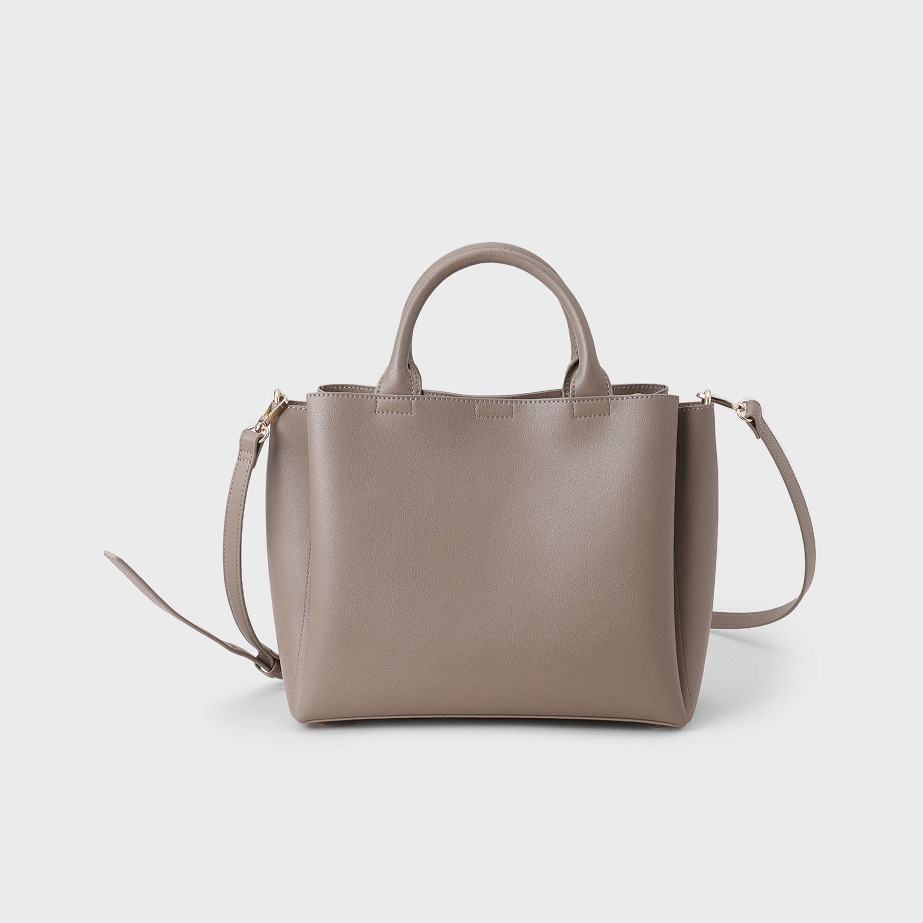 インディヴィ INDIVI ソフトタックミドルバッグ （ピンクベージュ(053)） ピンクベージュ(053)