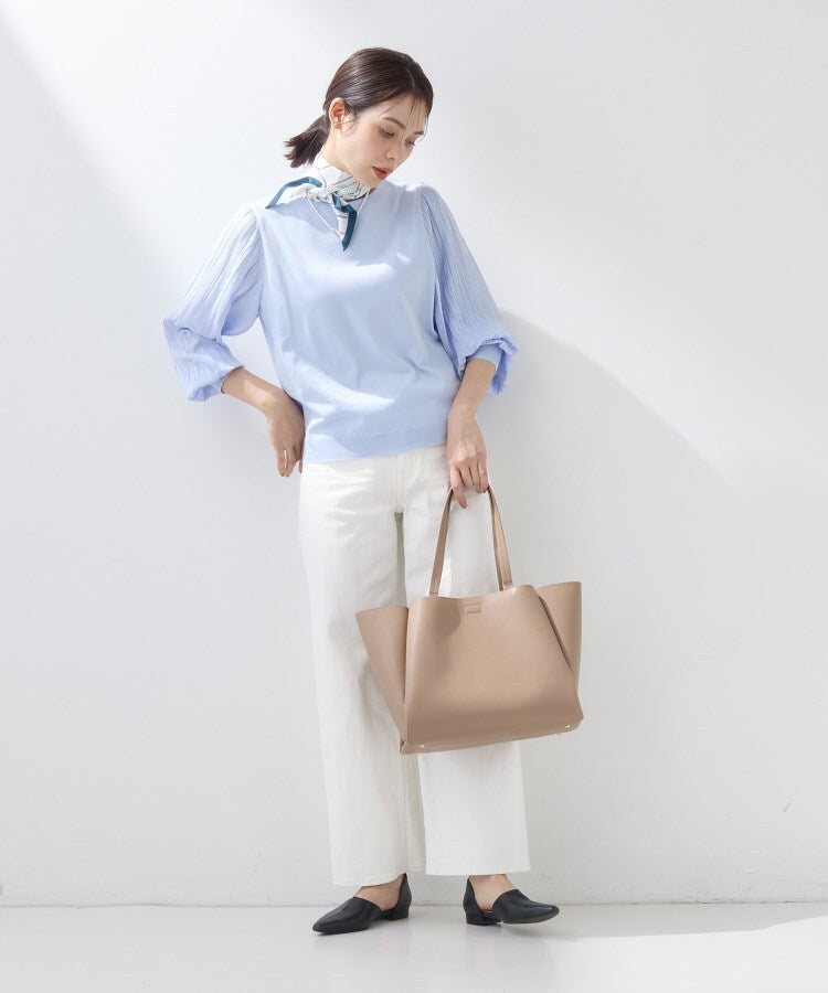 インディヴィ INDIVI 【A4収納可能／合皮】キャリアタックバッグ （チャコールグレー(014)） チャコールグレー(014)