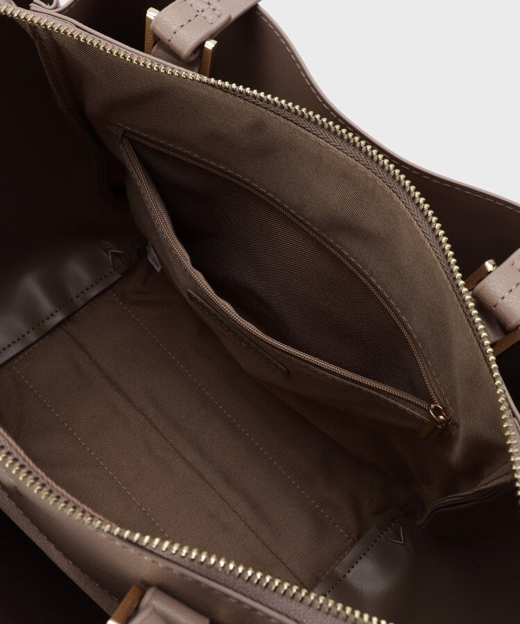 インディヴィ INDIVI 【A4収納可能／合皮】キャリアタックバッグ （チャコールグレー(014)） チャコールグレー(014)