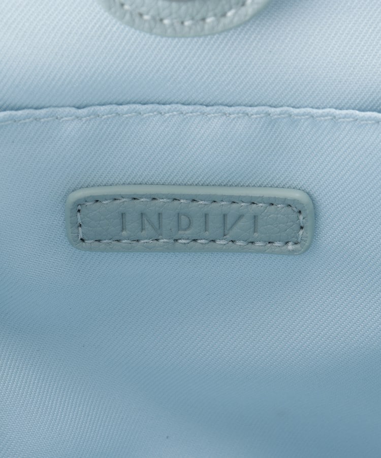 インディヴィ INDIVI 【合皮】スタッズ風メタルポシェットバッグ （ブラック(019)） ブラック(019)