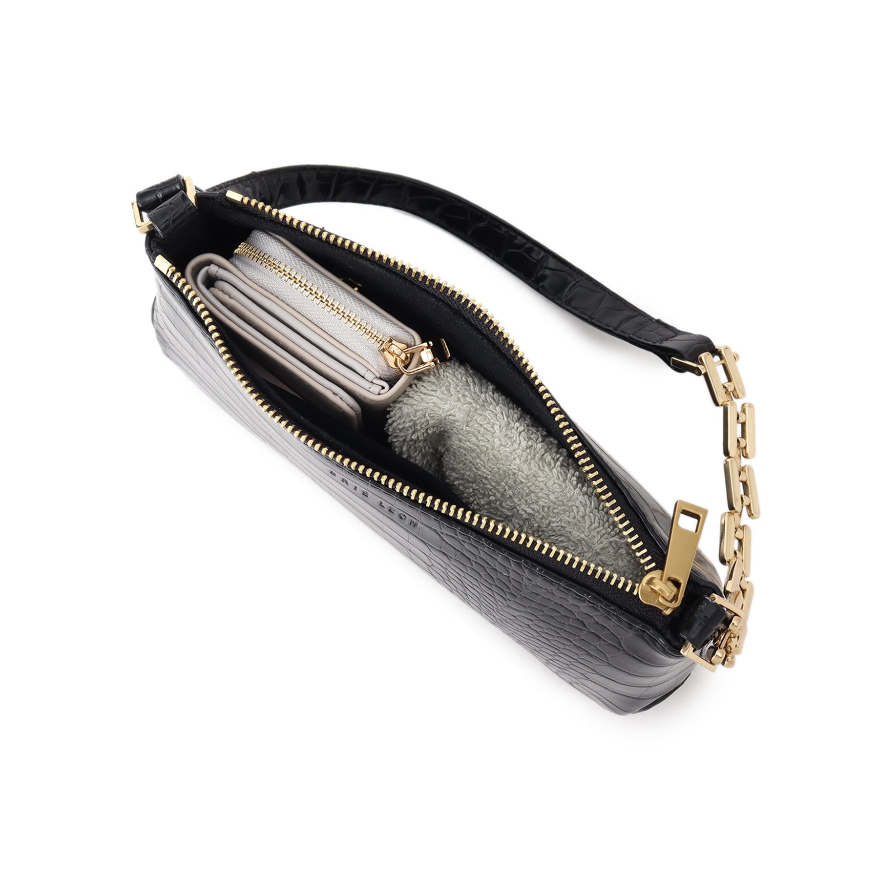 インディヴィ INDIVI 【BRIE LEON/ブリーレオン】スモールチェーンバッグ （ブラウン(042)） ブラウン(042)