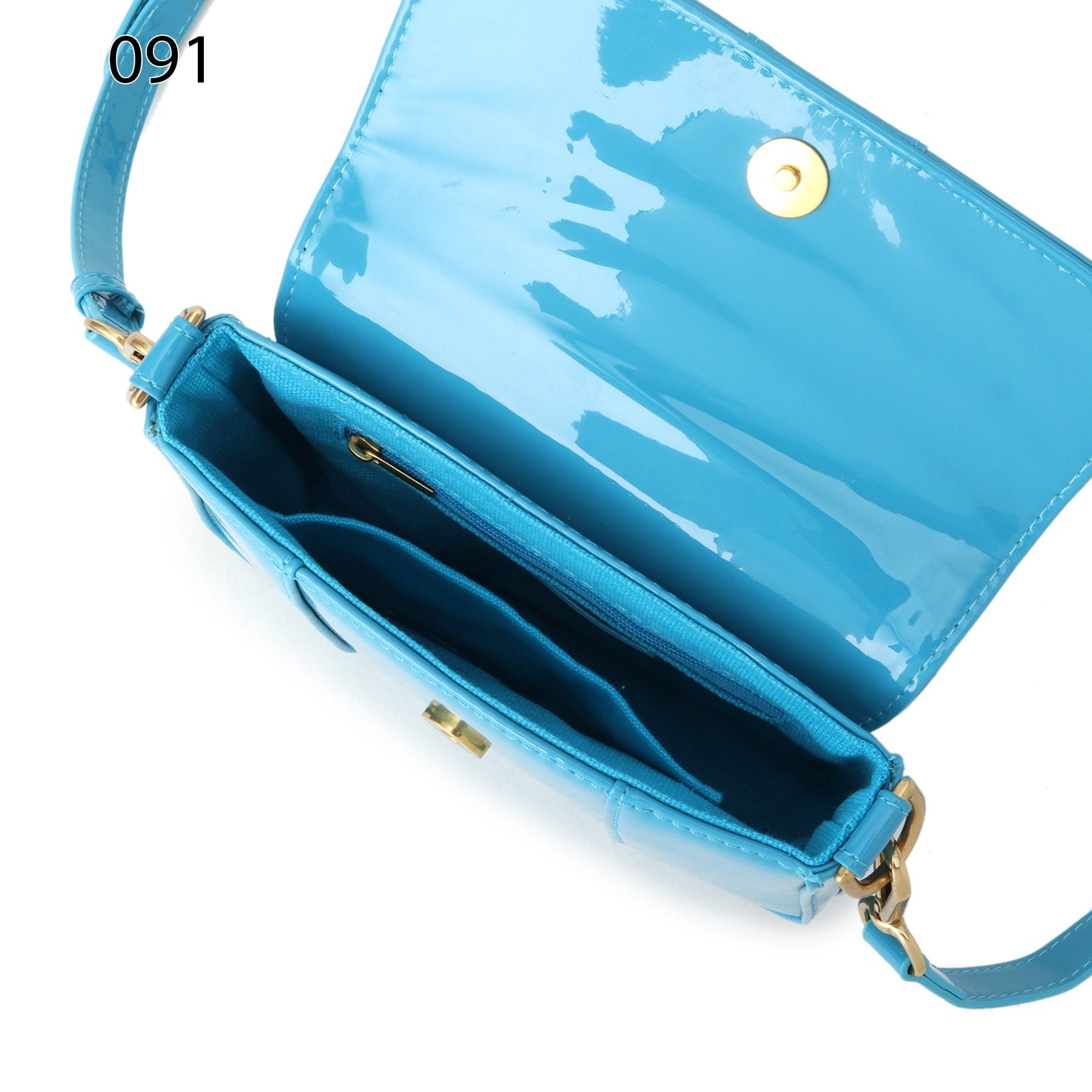 インディヴィ INDIVI 【BRIE LEON/ブリーレオン】ミニショルダーバッグ （ライトブルー(091)） ライトブルー(091)