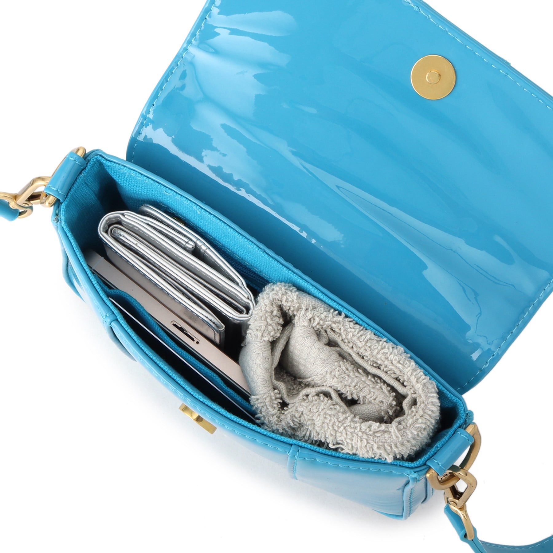 インディヴィ INDIVI 【BRIE LEON/ブリーレオン】ミニショルダーバッグ （ライトブルー(091)） ライトブルー(091)