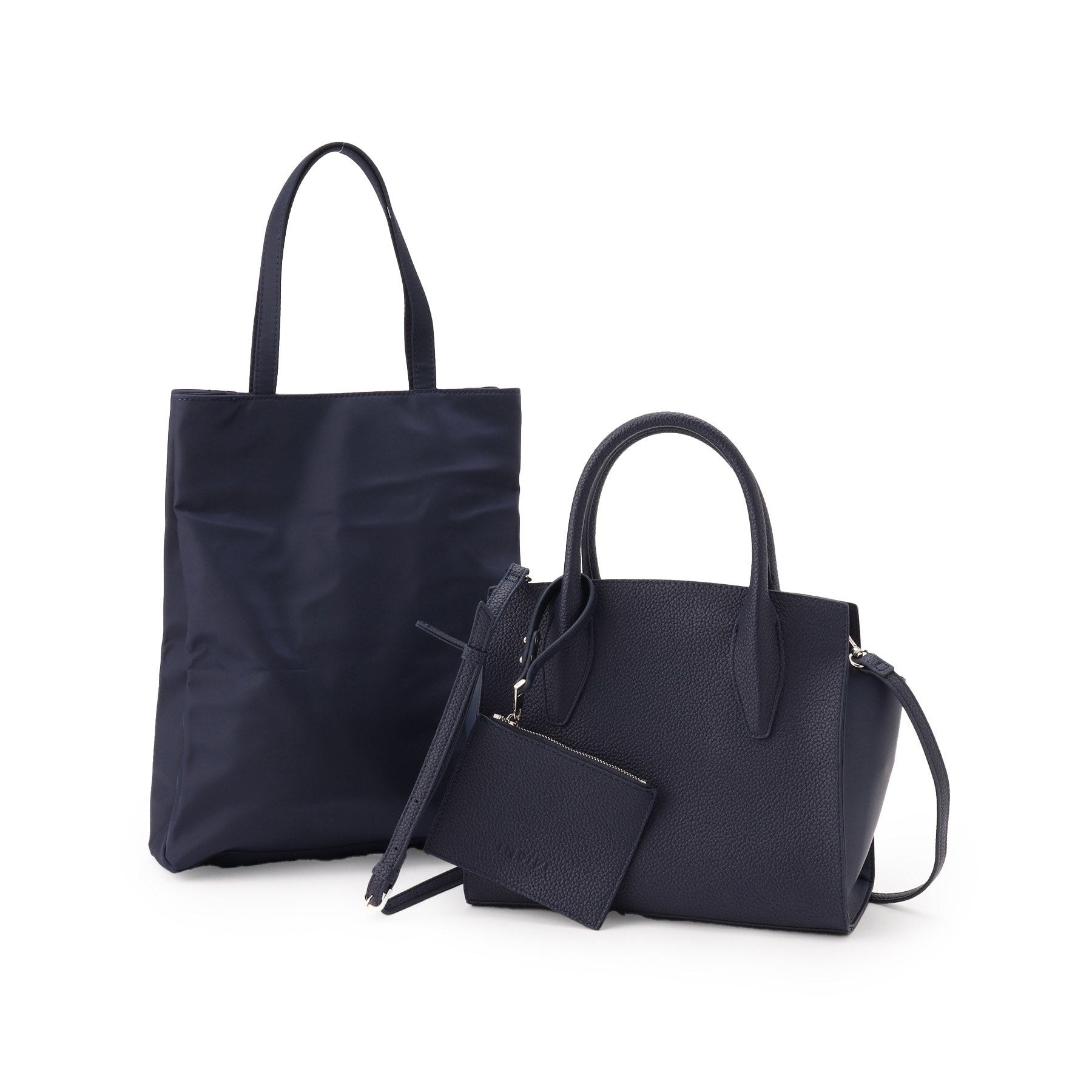 インディヴィ INDIVI ◆【合皮／マルチWAY／サブバッグ付】ミニショルダーバッグ