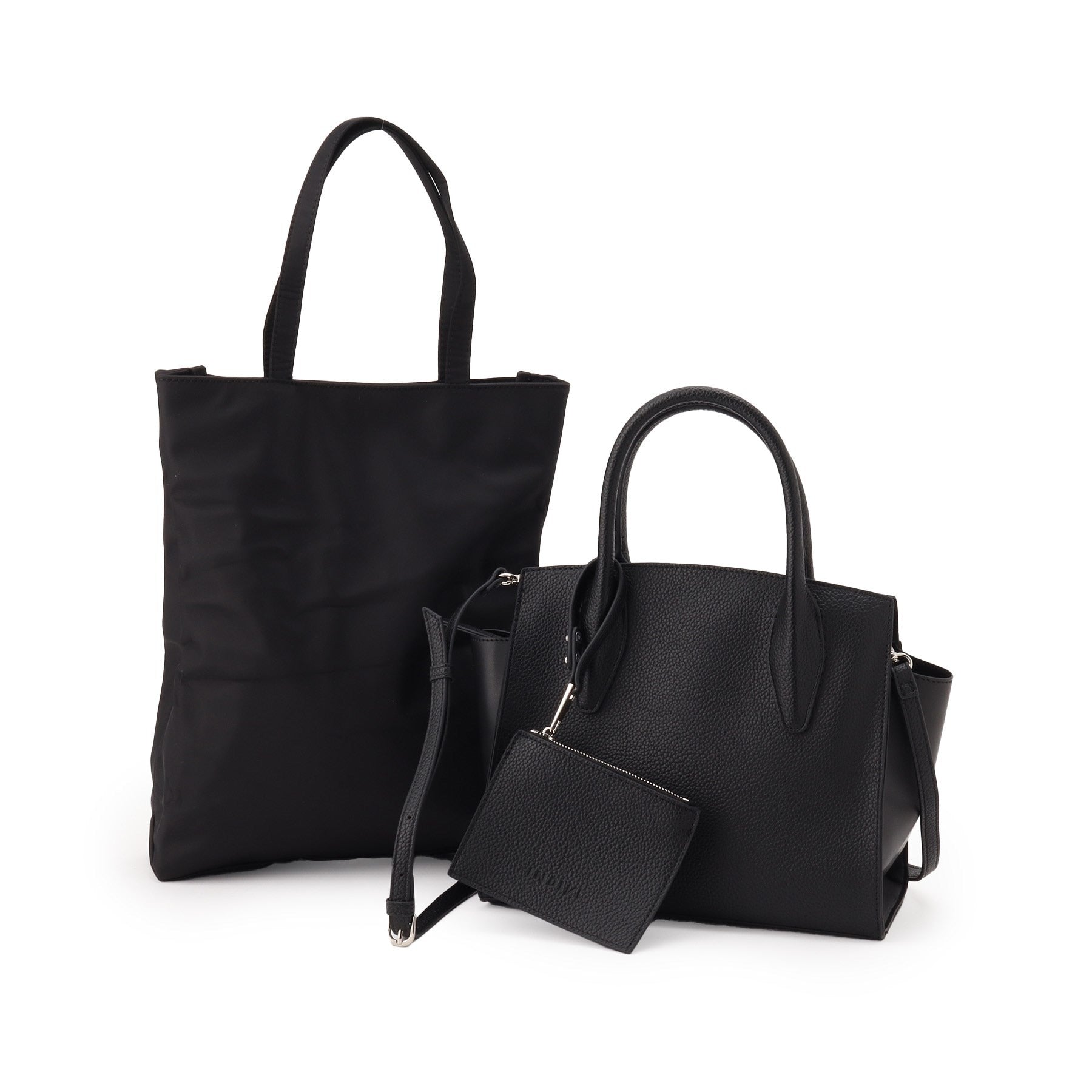 インディヴィ INDIVI ◆【合皮／マルチWAY／サブバッグ付】ミニショルダーバッグ