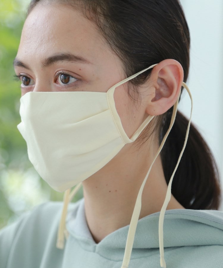 インディヴィ INDIVI 【抗ウィルス性】デザインマスク【返品不可商品】 （ライトブルー(091)） ライトブルー(091)