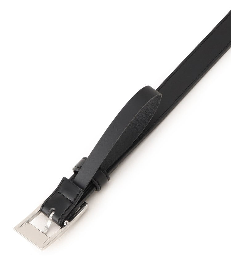 インディヴィ INDIVI 【日本製/通勤】ベーシックマニッシュスーツベルト （ブラック(019)） ブラック(019)