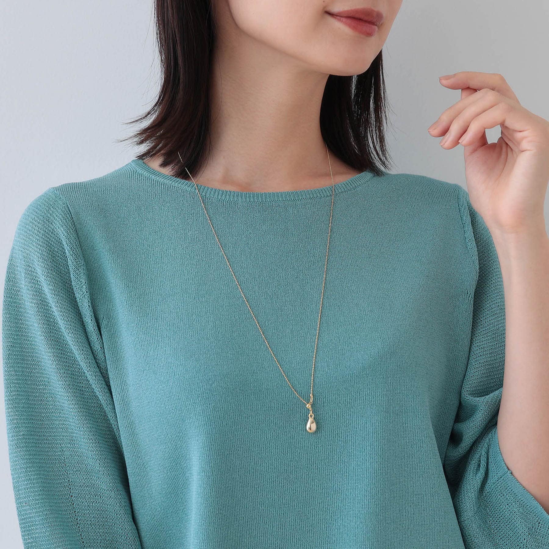 INDIVI INDIVI 【Free Adjustment / 2WAY】 One Top Necklace