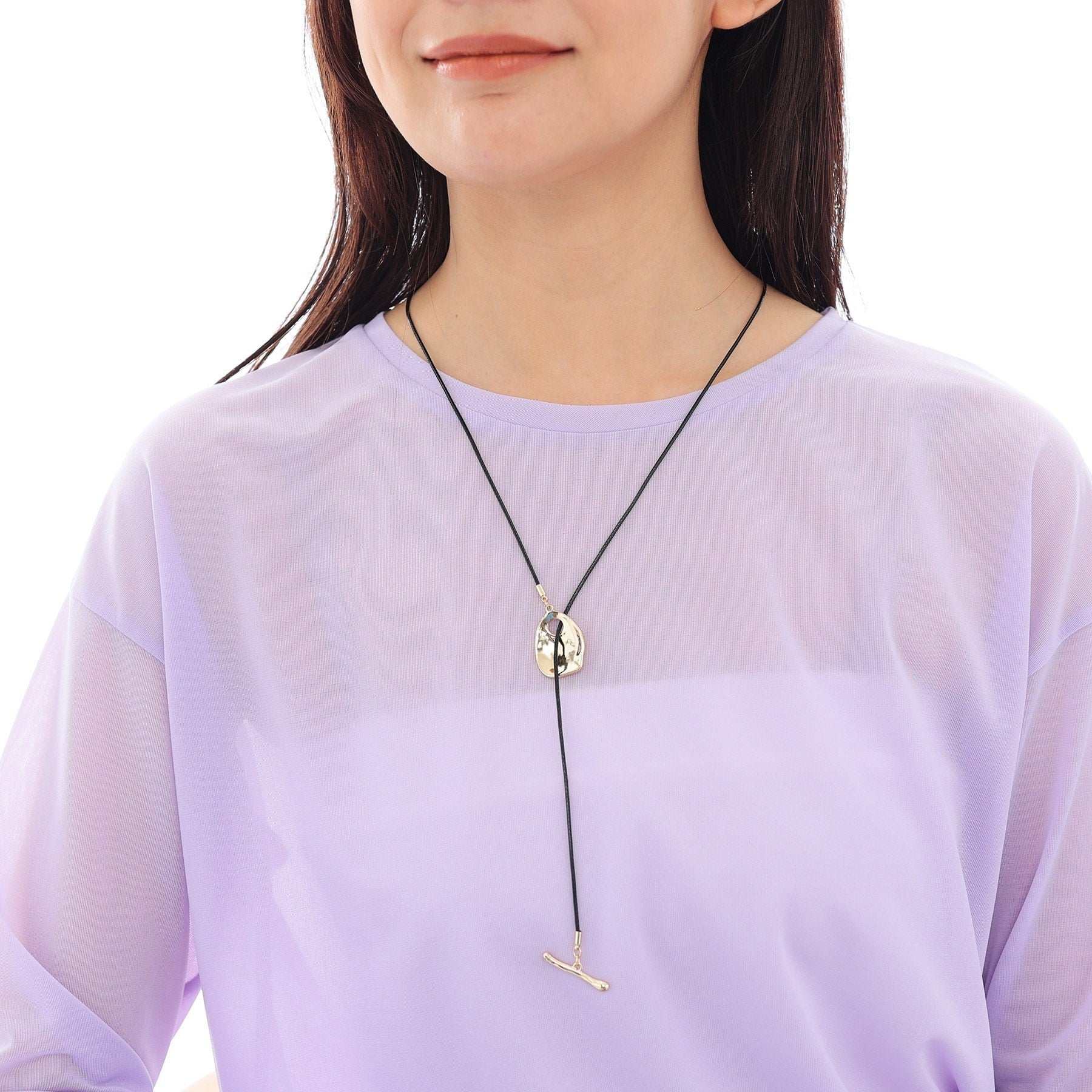 インディヴィ INDIVI ニュアンスコードネックレス （ゴールド(007)） ゴールド(007)