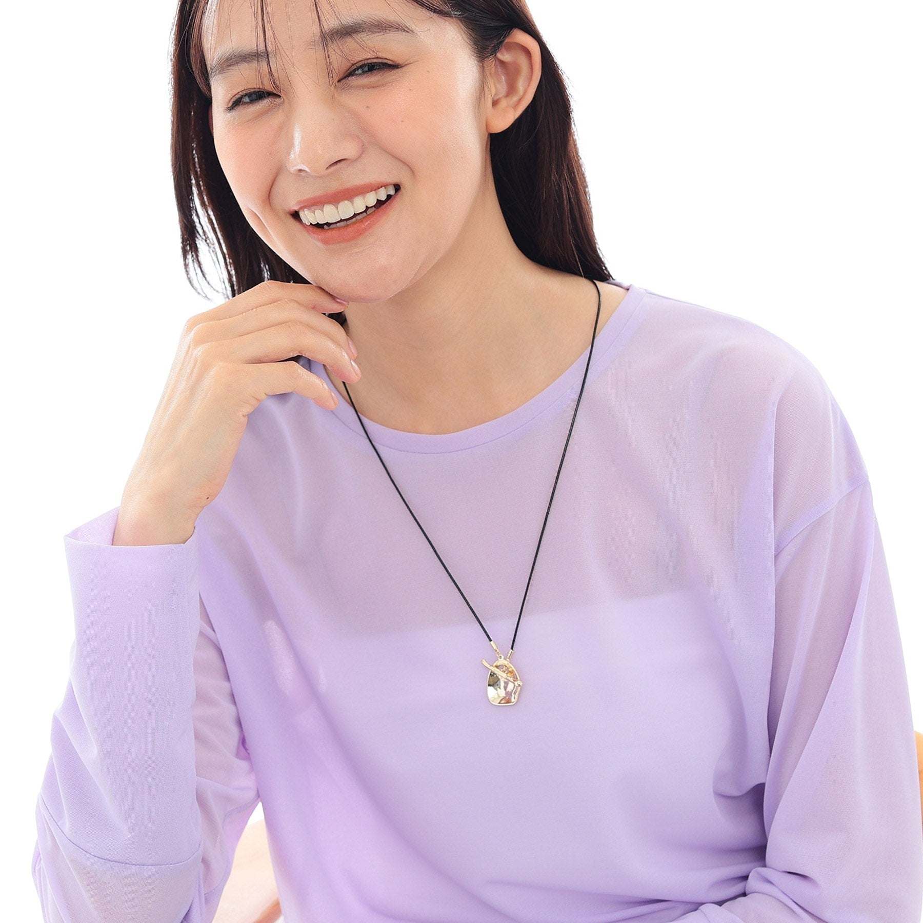 インディヴィ INDIVI ニュアンスコードネックレス （ゴールド(007)） ゴールド(007)