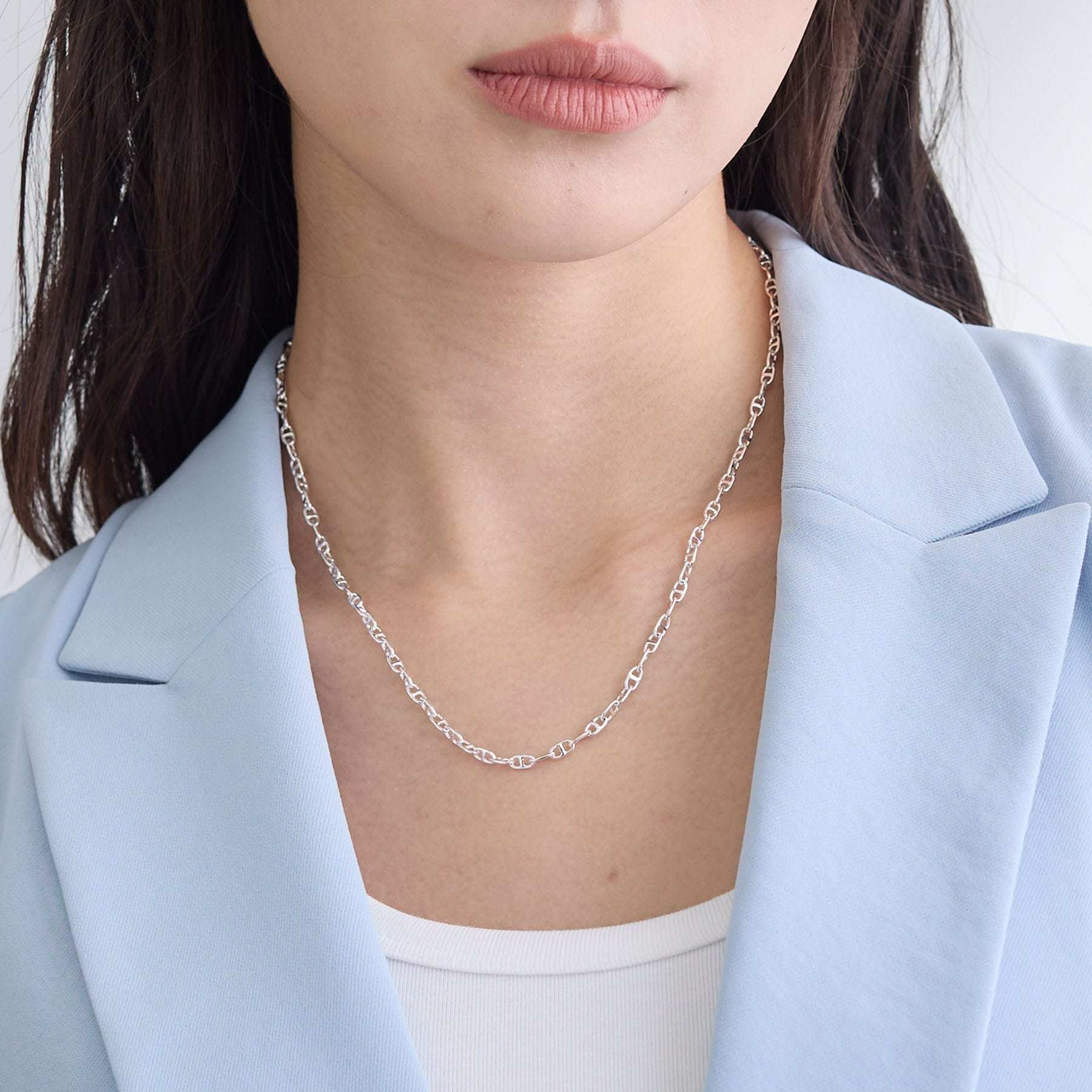 インディヴィ INDIVI 【2WAY／2連セット】パール調＆チェーンミックスネックレス （ゴールド(007)） ゴールド(007)