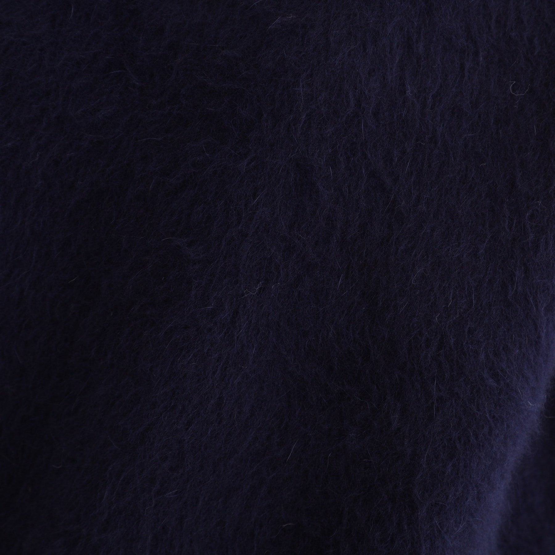 インディヴィ INDIVI 【フォックス混】ラウンドネックヘアリーニット （キャメルブラウン(041)） キャメルブラウン(041)