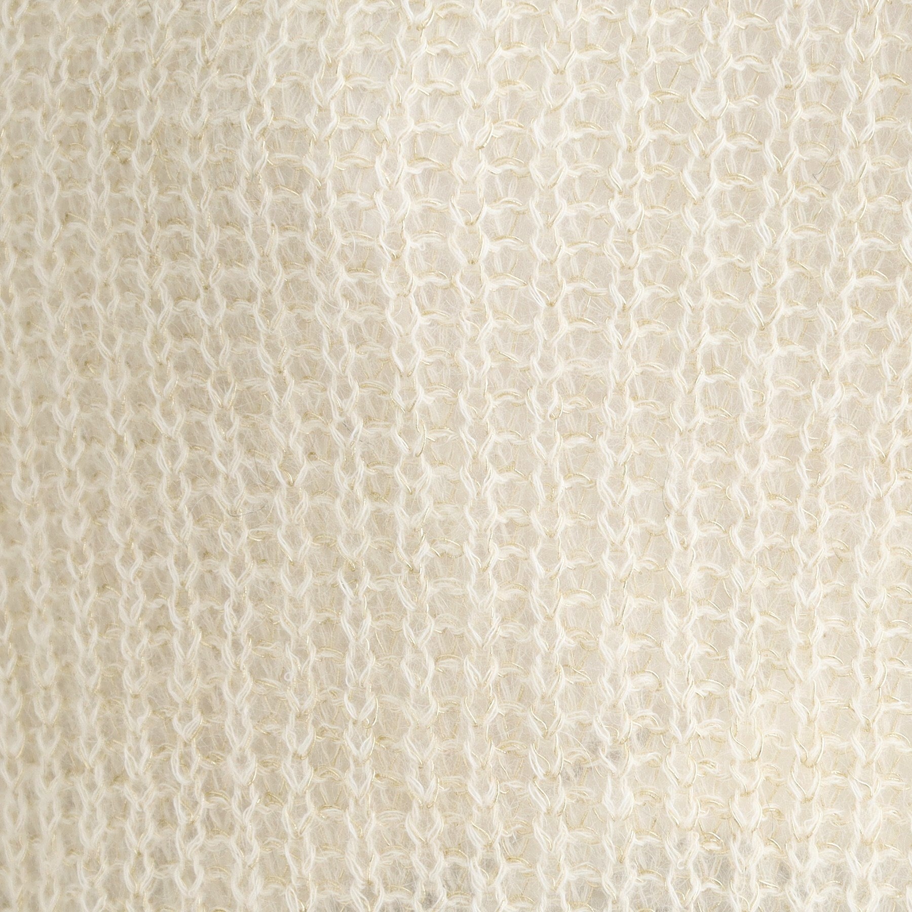 インディヴィ INDIVI 【洗える／モヘヤ混】ヘアリーゆるラメニット （ライトグレー(011)） ライトグレー(011)