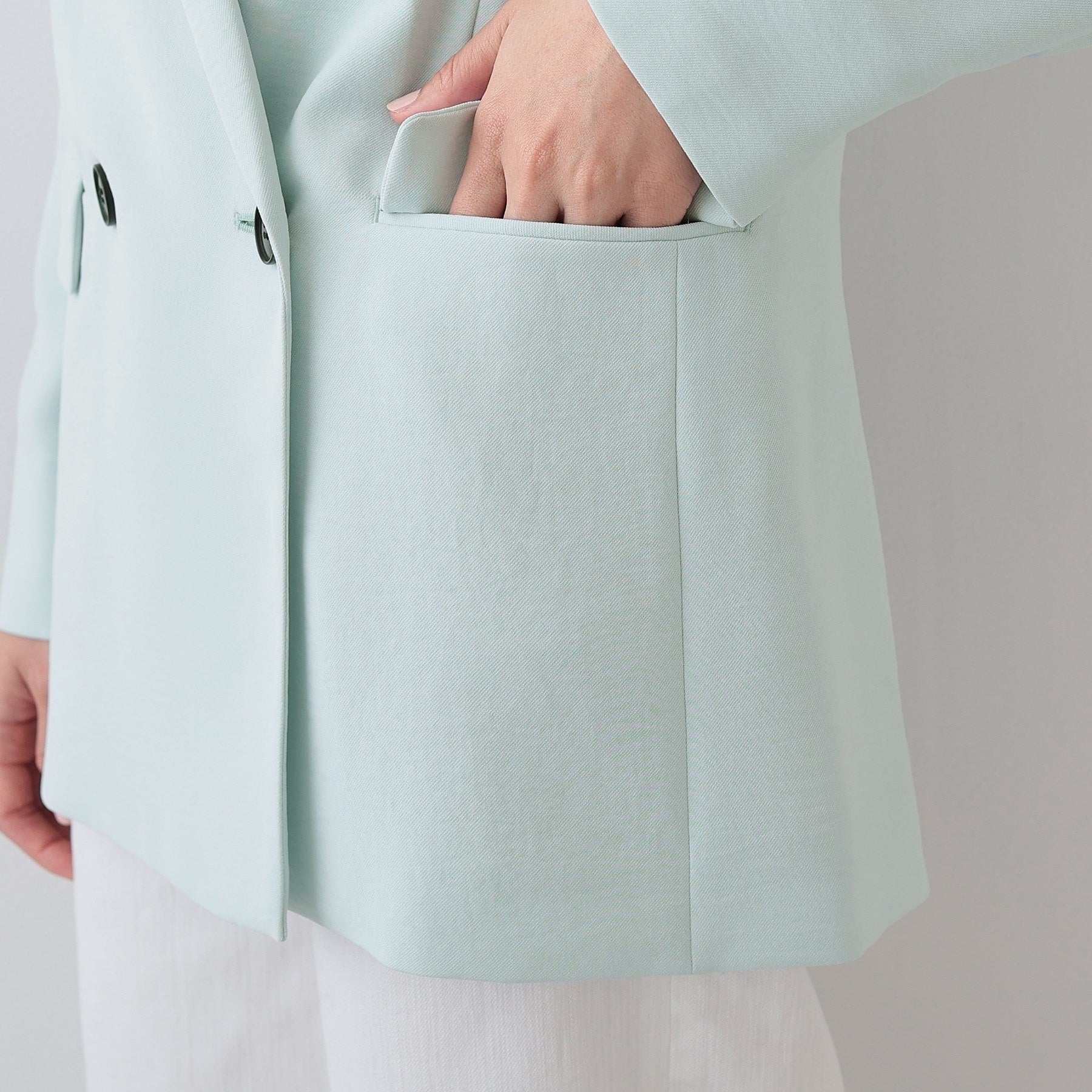 INDIVI INDIVI 【時尚SETUP／春季新作！】雙排扣外套