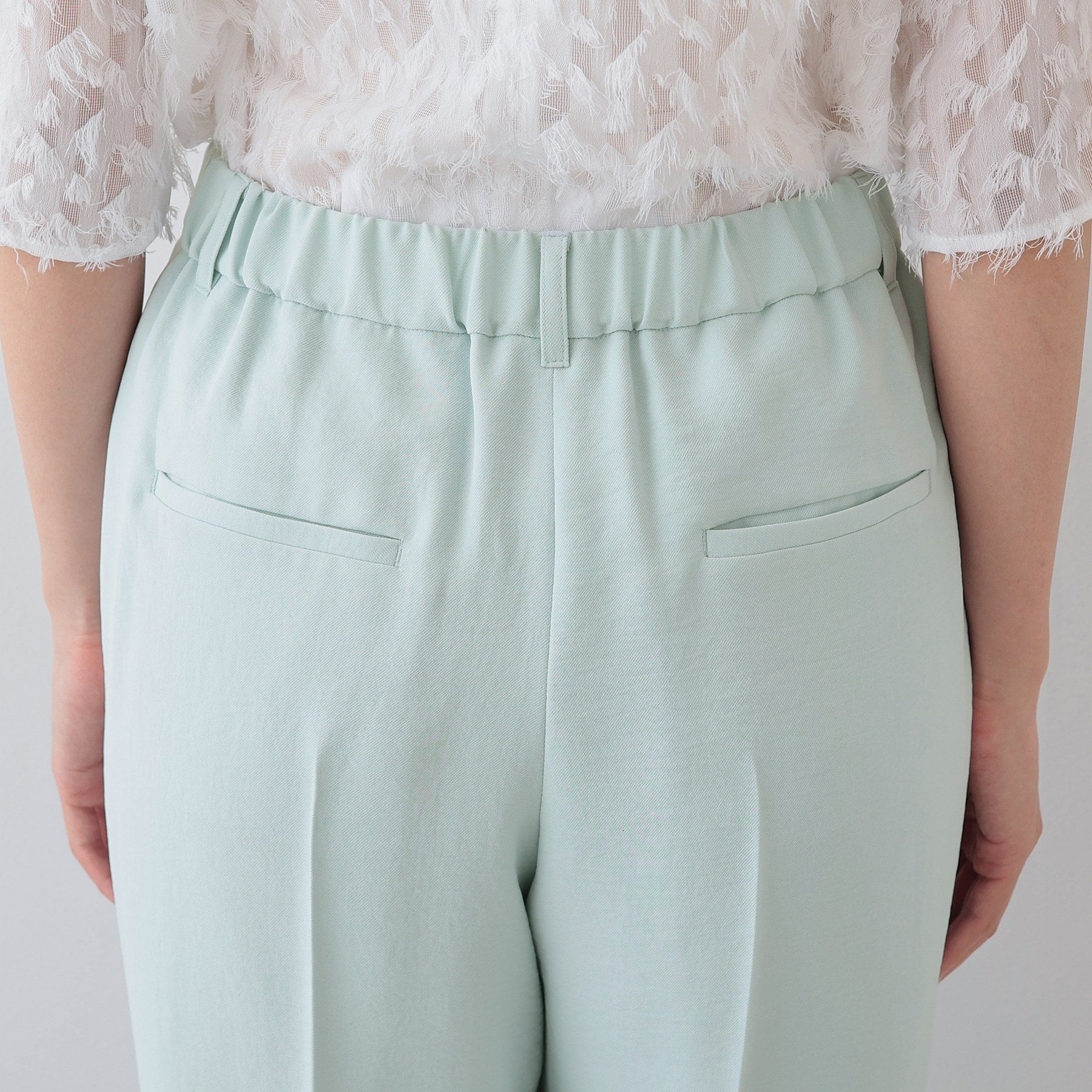 インディヴィ INDIVI 【こなれSETUP／春の新作！】ワイドパンツ （ネイビー(094)） ネイビー(094)