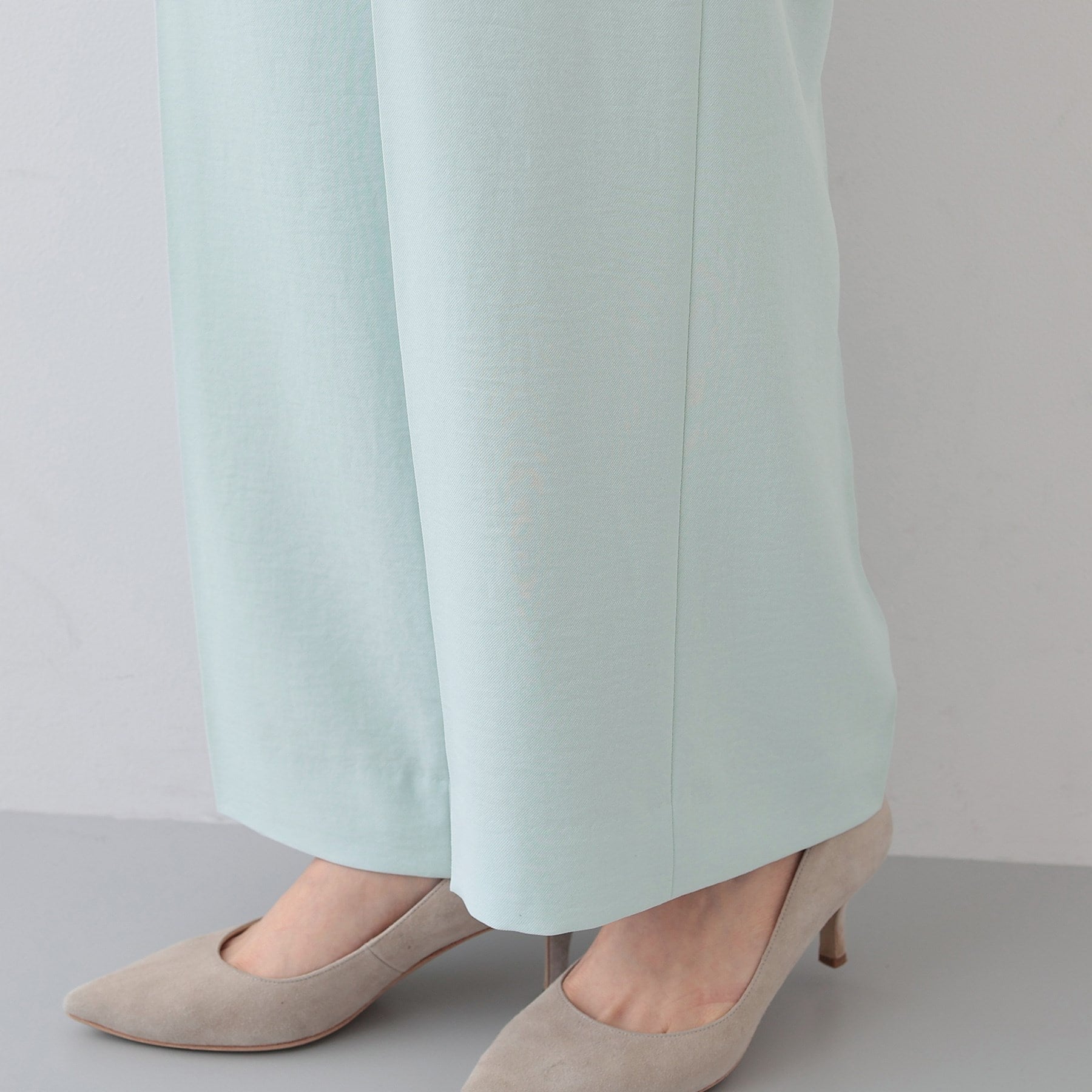 インディヴィ INDIVI 【こなれSETUP／春の新作！】ワイドパンツ （ネイビー(094)） ネイビー(094)