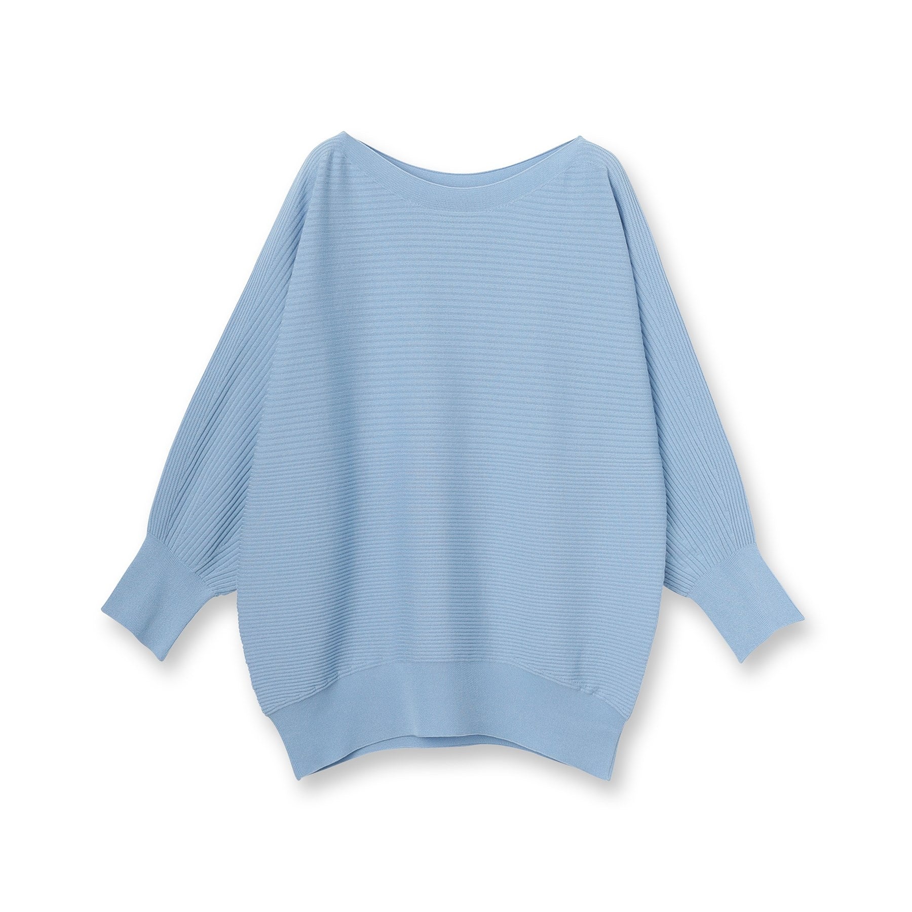 インディヴィ INDIVI 【洗える／無縫製】美シルエット ドルマンスリーブニット （ブラック(019)） ブラック(019)